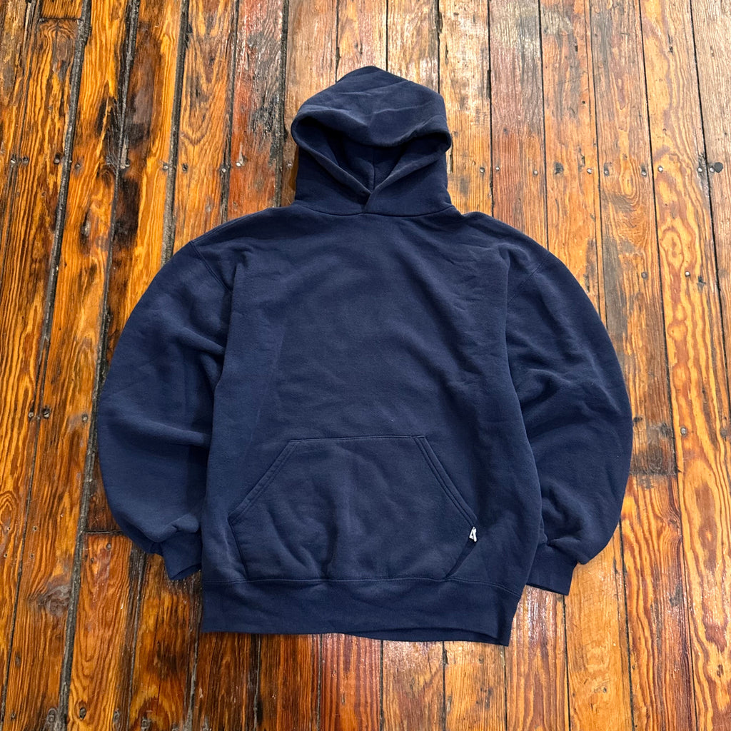 Vintage Russell Athletic Navy Hoodie Sz L