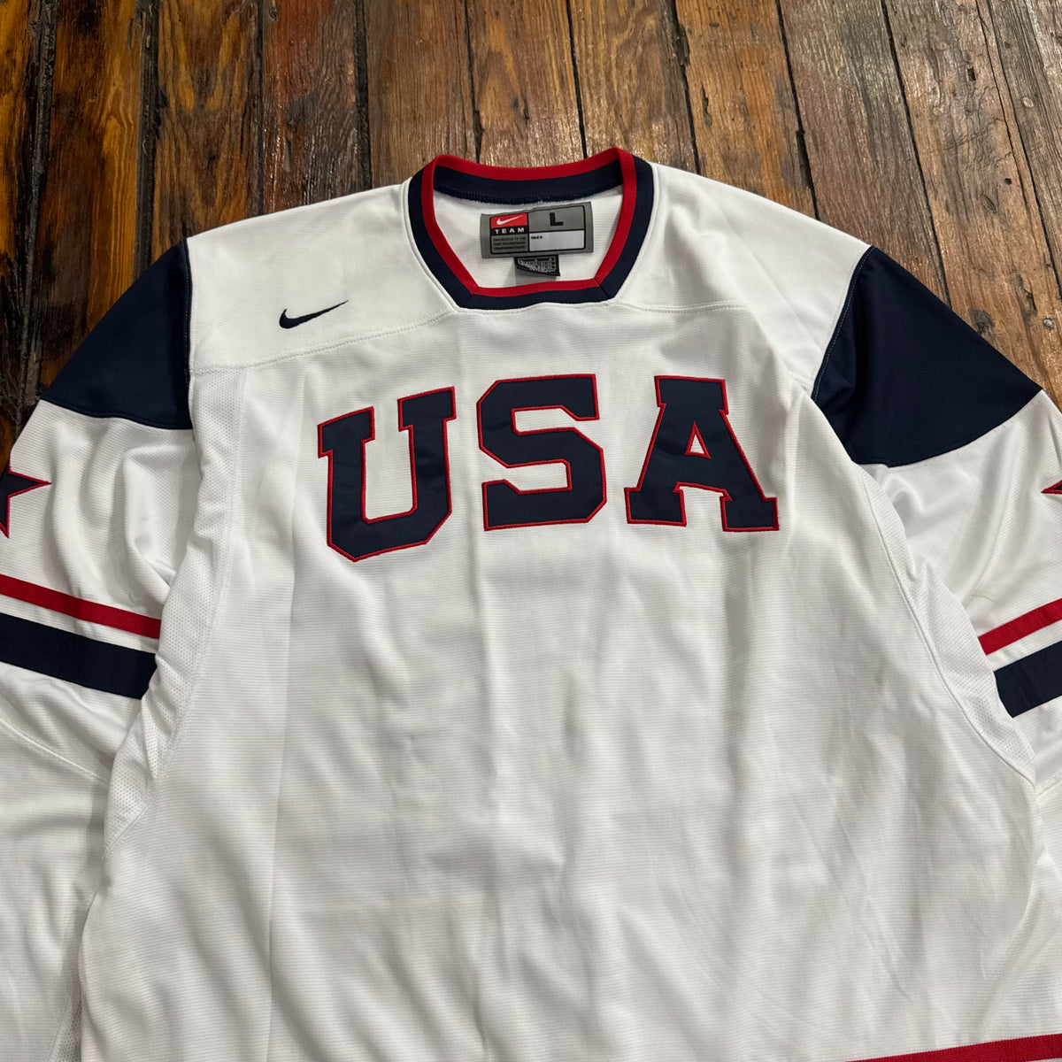 Vintage Nike Team USA Hockey Jersey Sz XL