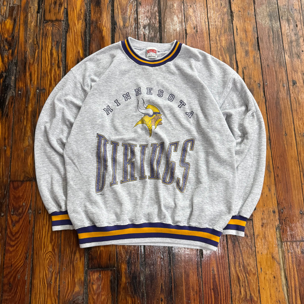 Vintage Minnesota Vikings CrewNeck Sz L