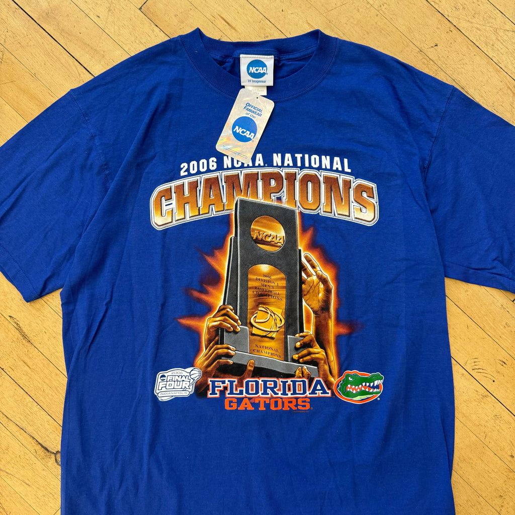Y2K Flordia Gators Champions T-shirt Sz L