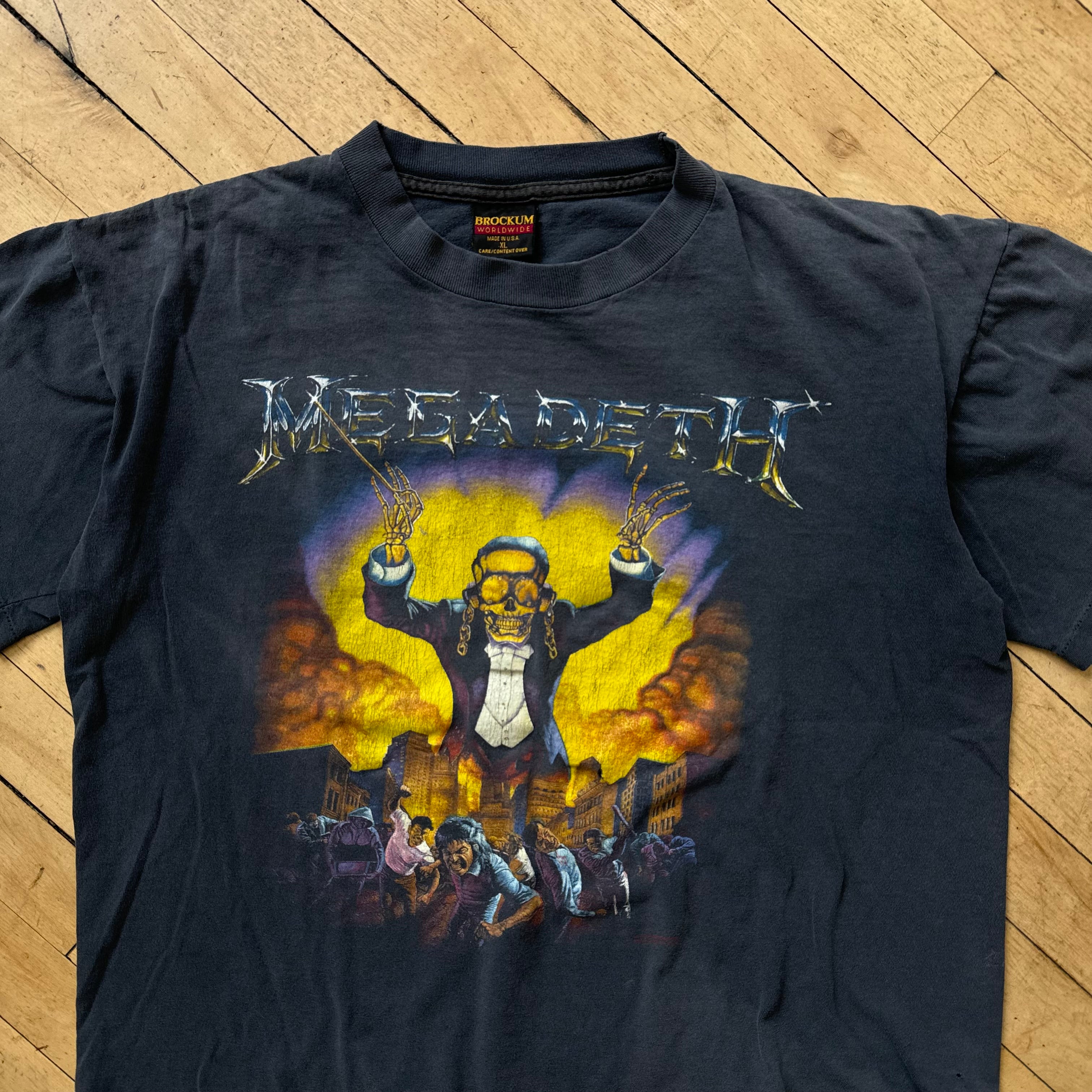 Vintage Megadeath Symphony Of Destruction T-shirt Sz L