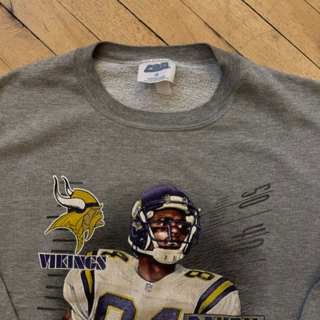 Vintage Randy Moss Vikings Crewneck Sz M