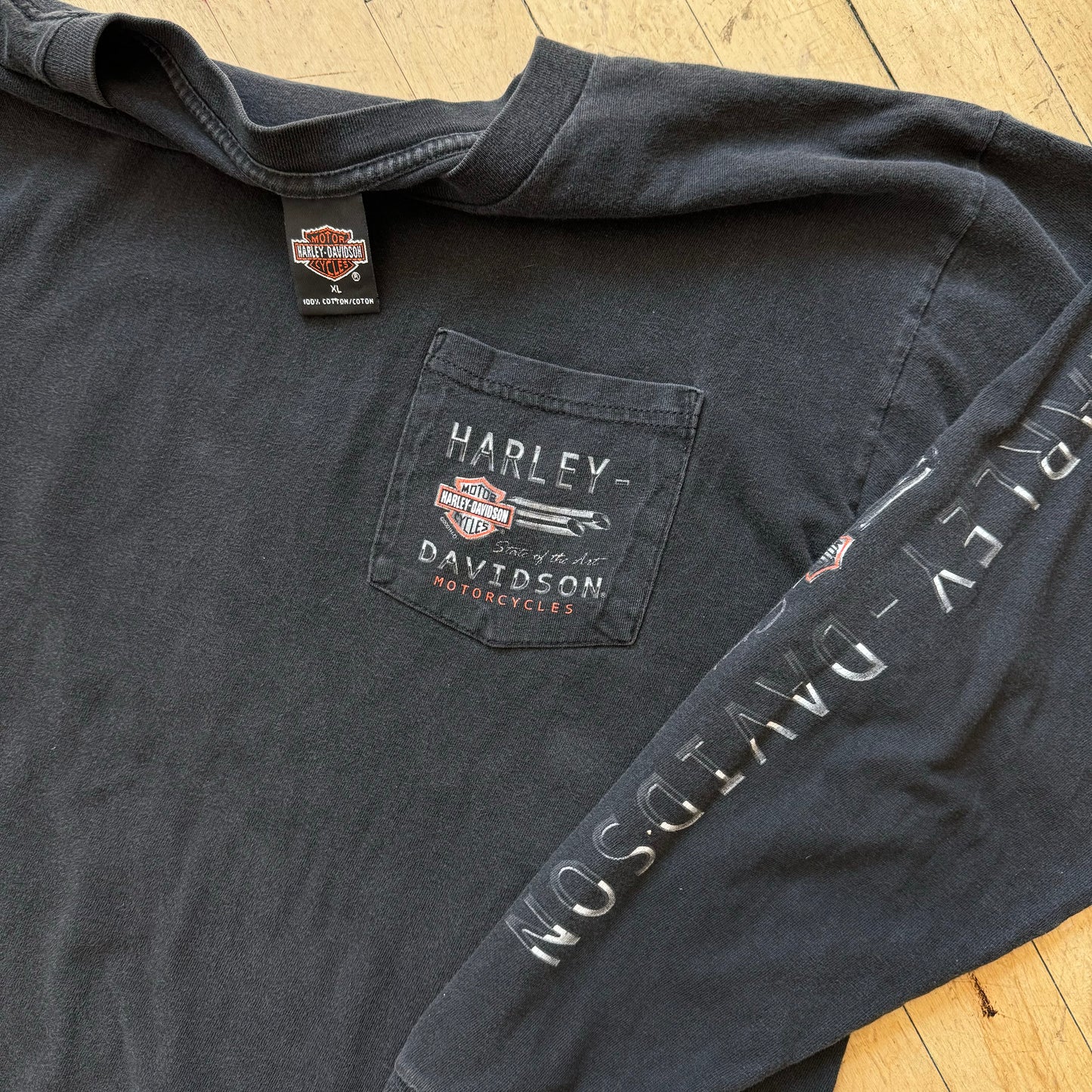 Vintage Harley Davidson L/S T-shirt Sz XL