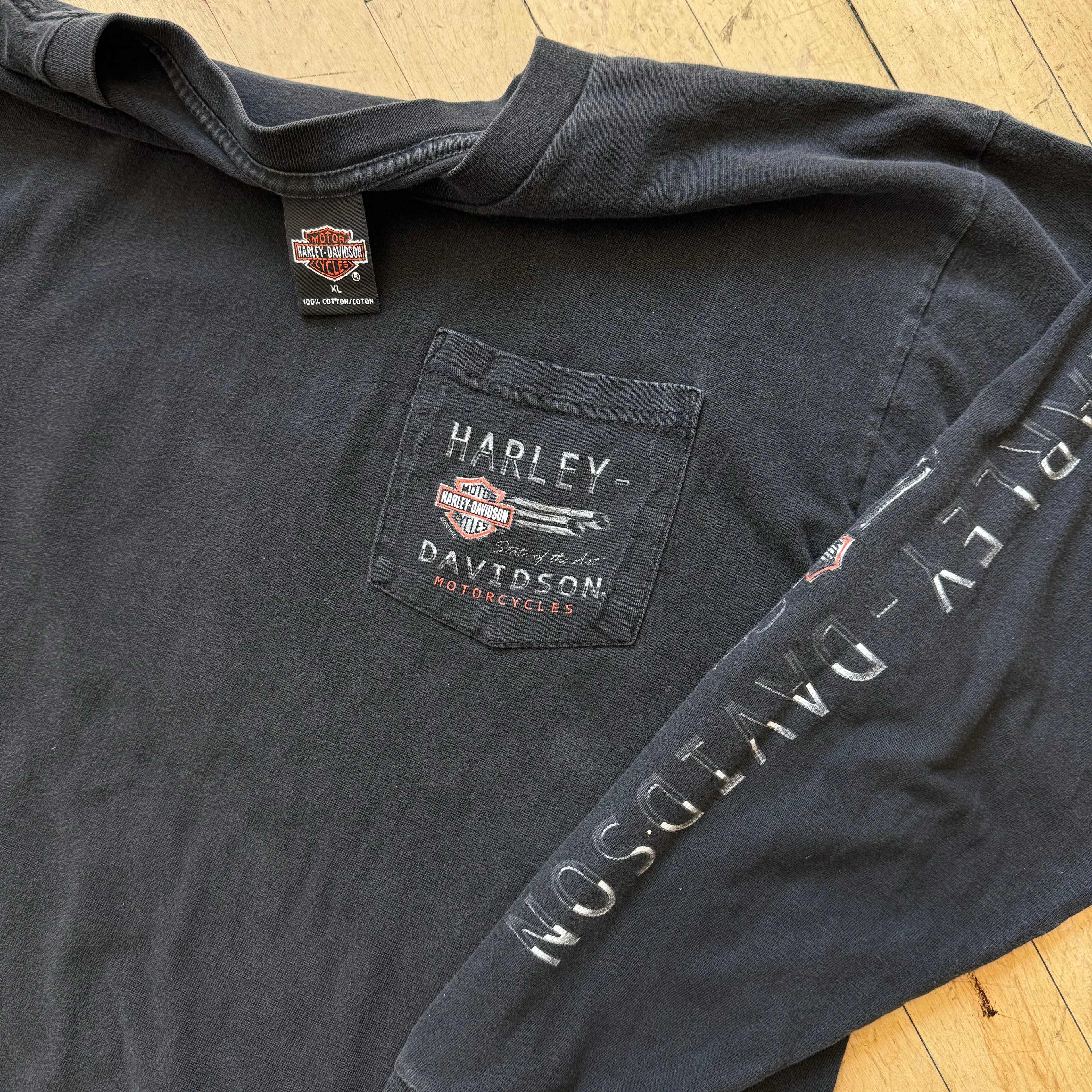 Vintage Harley Davidson L/S T-shirt Sz XL