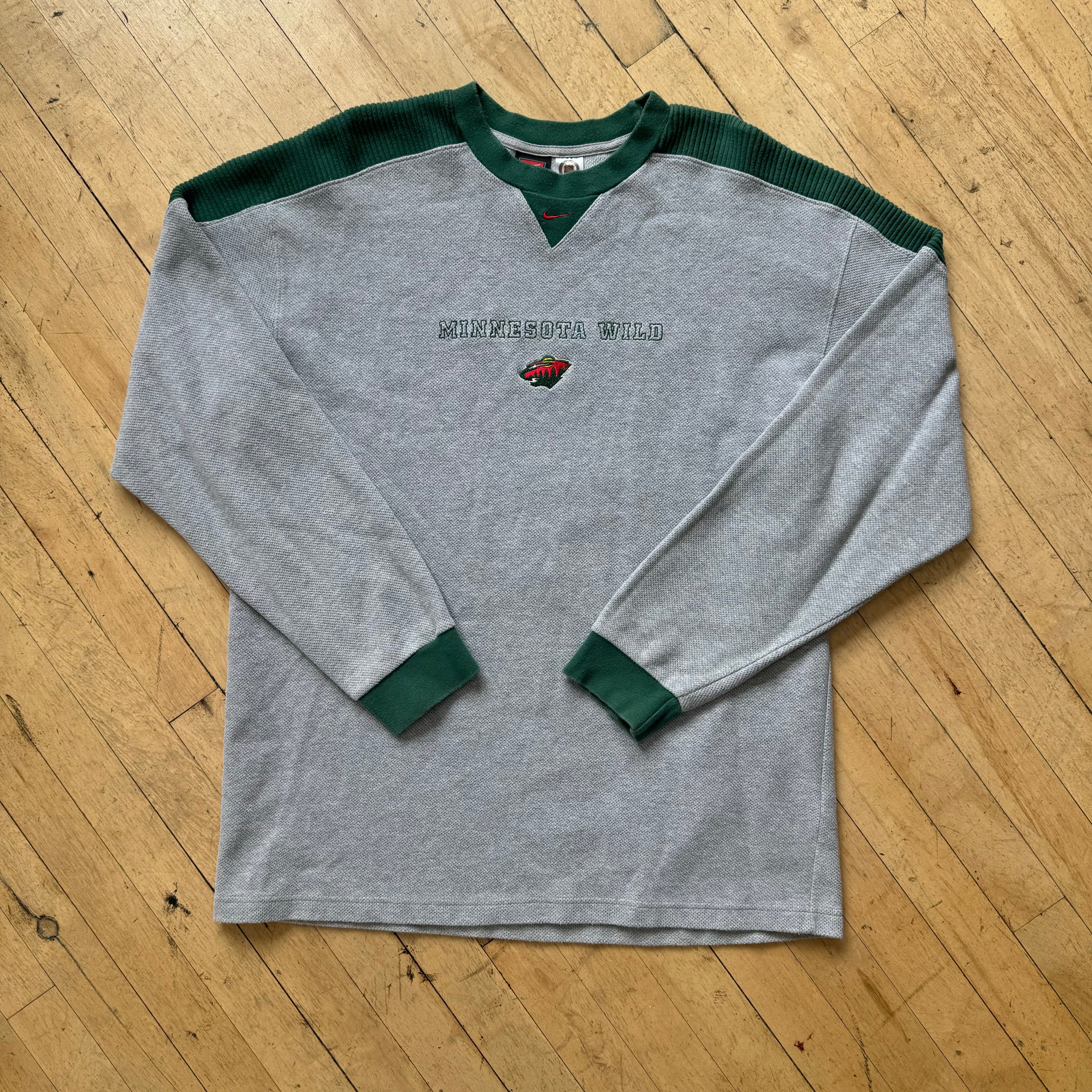Vintage Nike Minnesota Wild Crewneck Sz XL