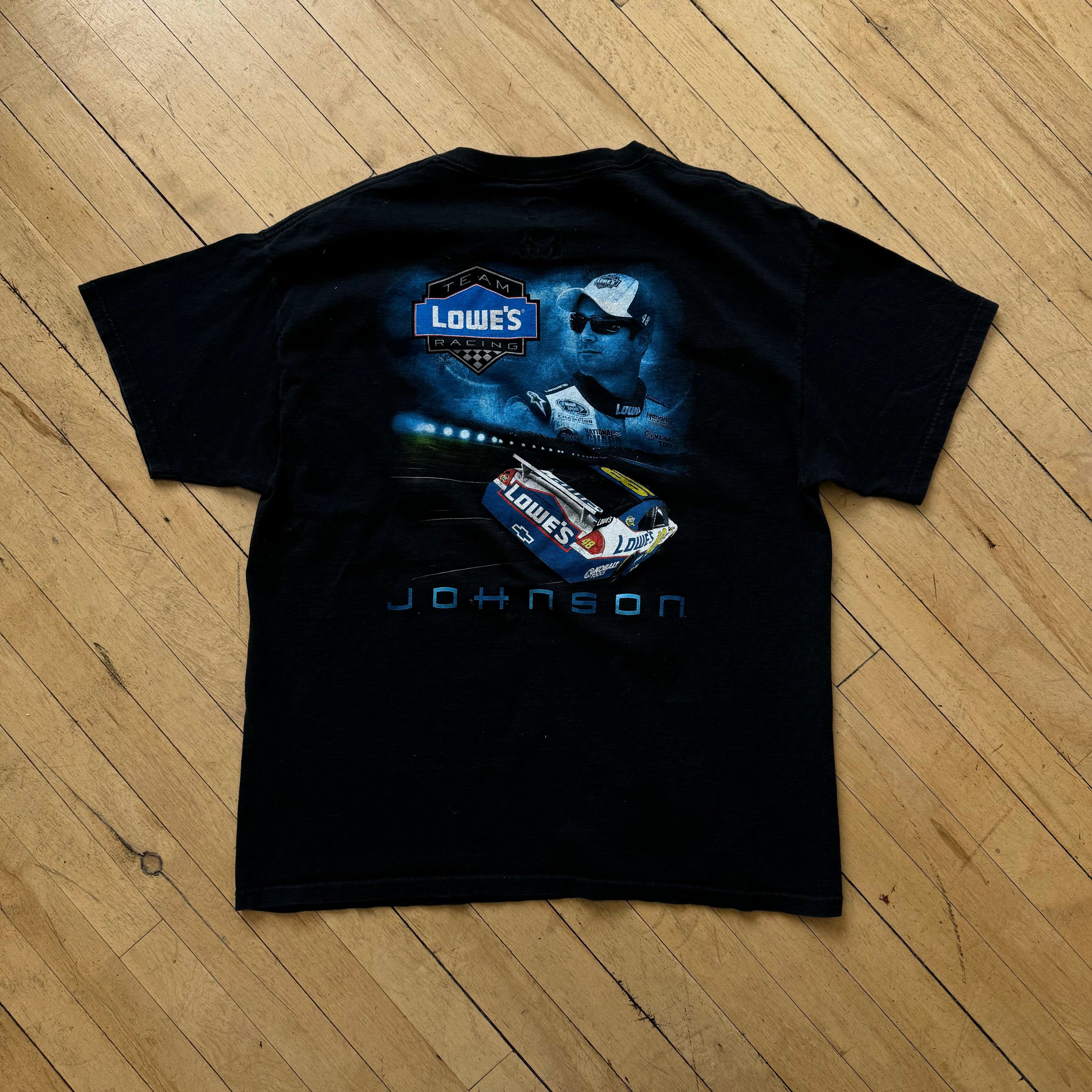 Y2K Nascar Johnson T-shirt Sz L