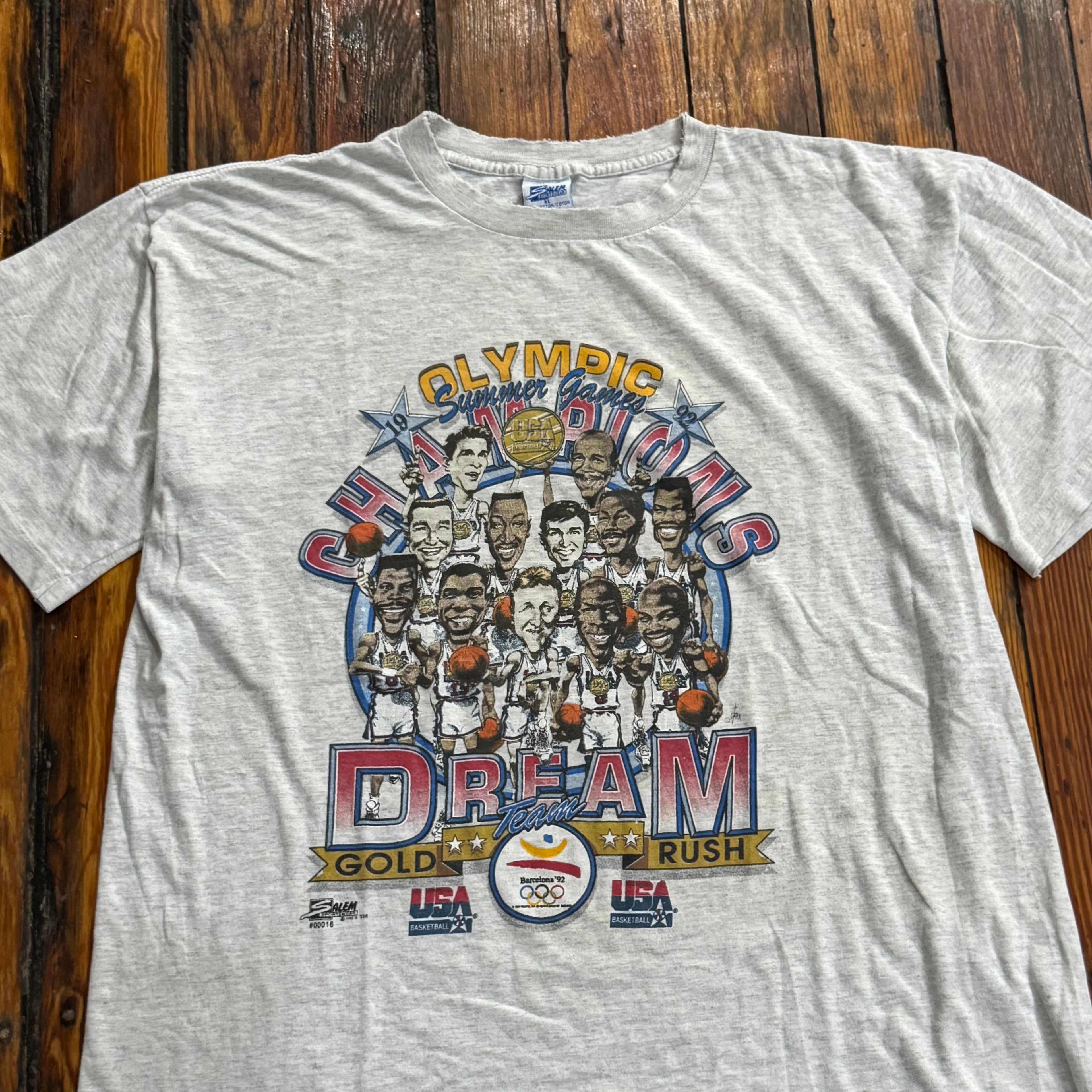 Vintage USA Basketball Barcelona Olympic T-shirt Sz XL