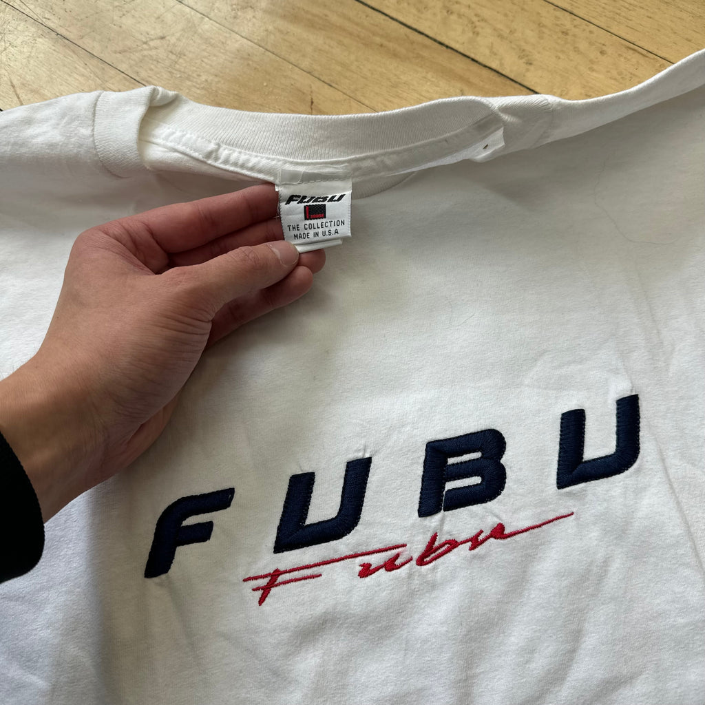 Vintage Bootleg Fubu SpellOut T-shirt Sz XXL