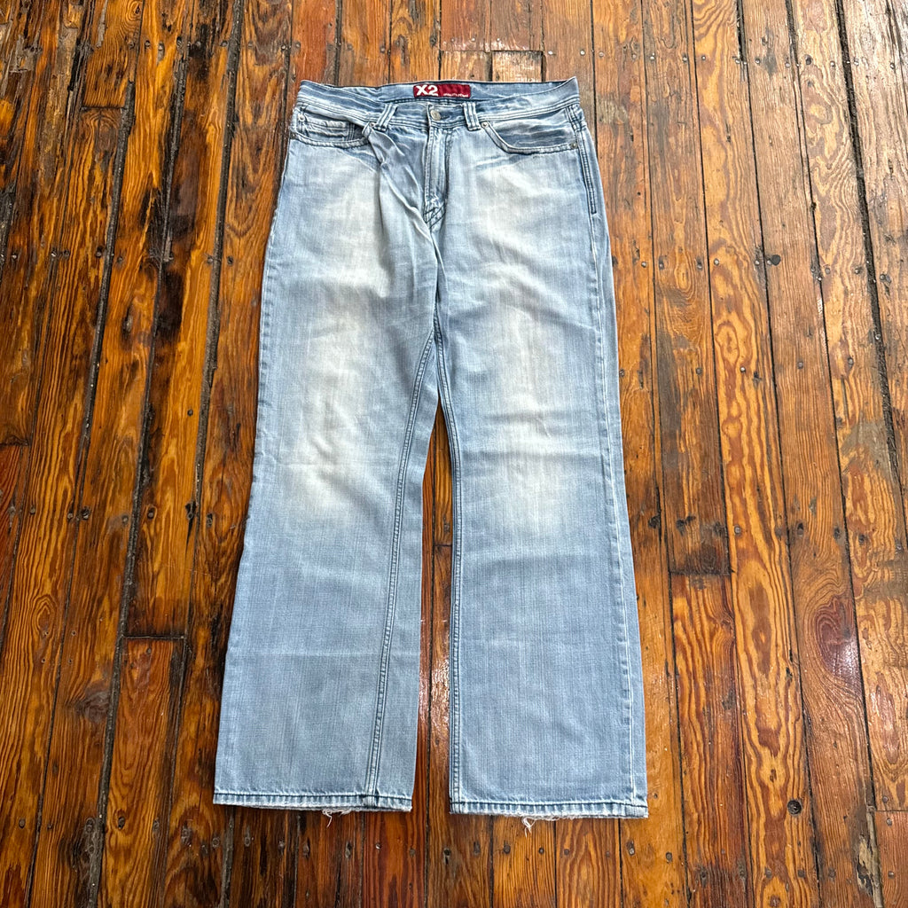 Y2K XS Bootcut Denim Jeans Sz 36x34