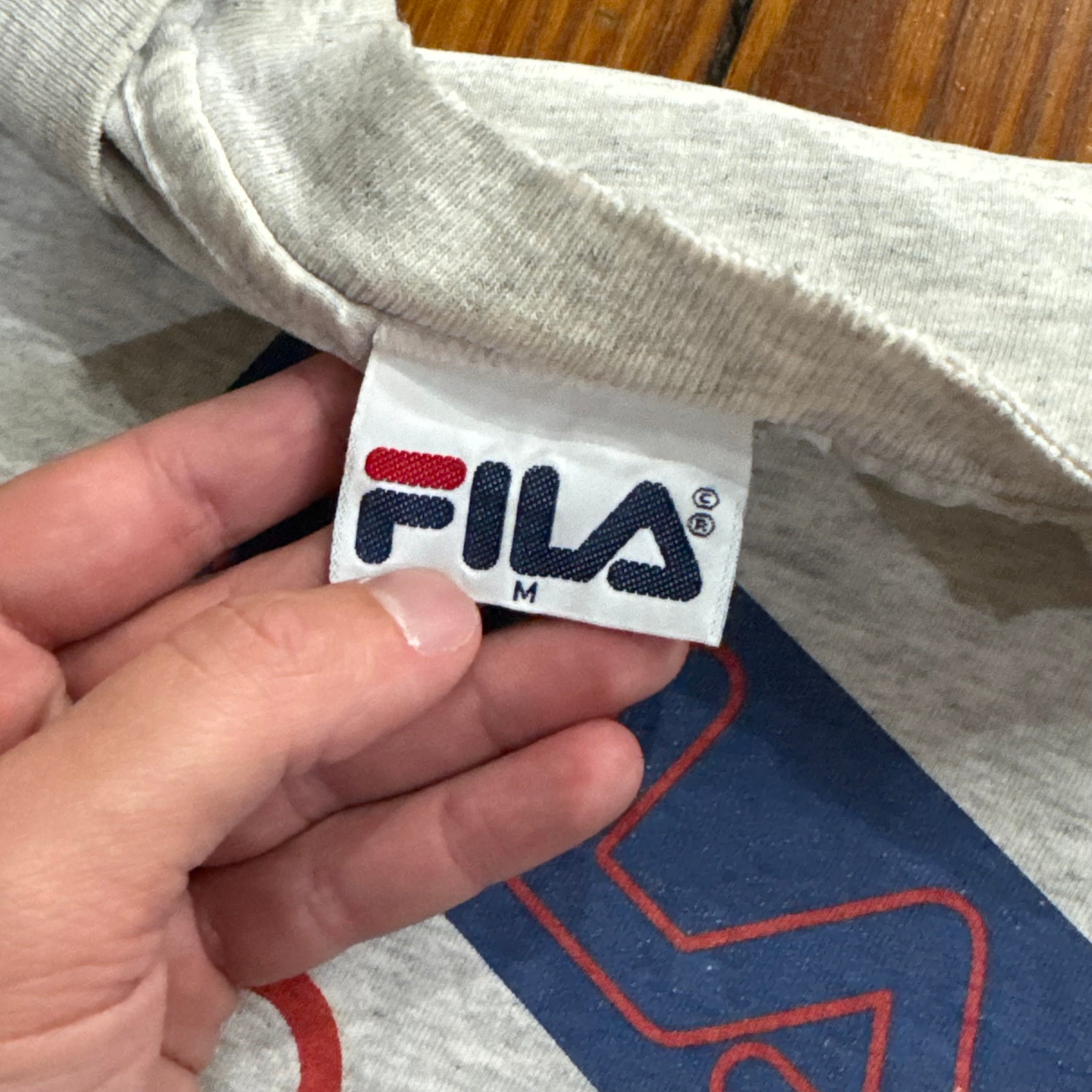 Vintage Fila Logo T-shirt Sz M