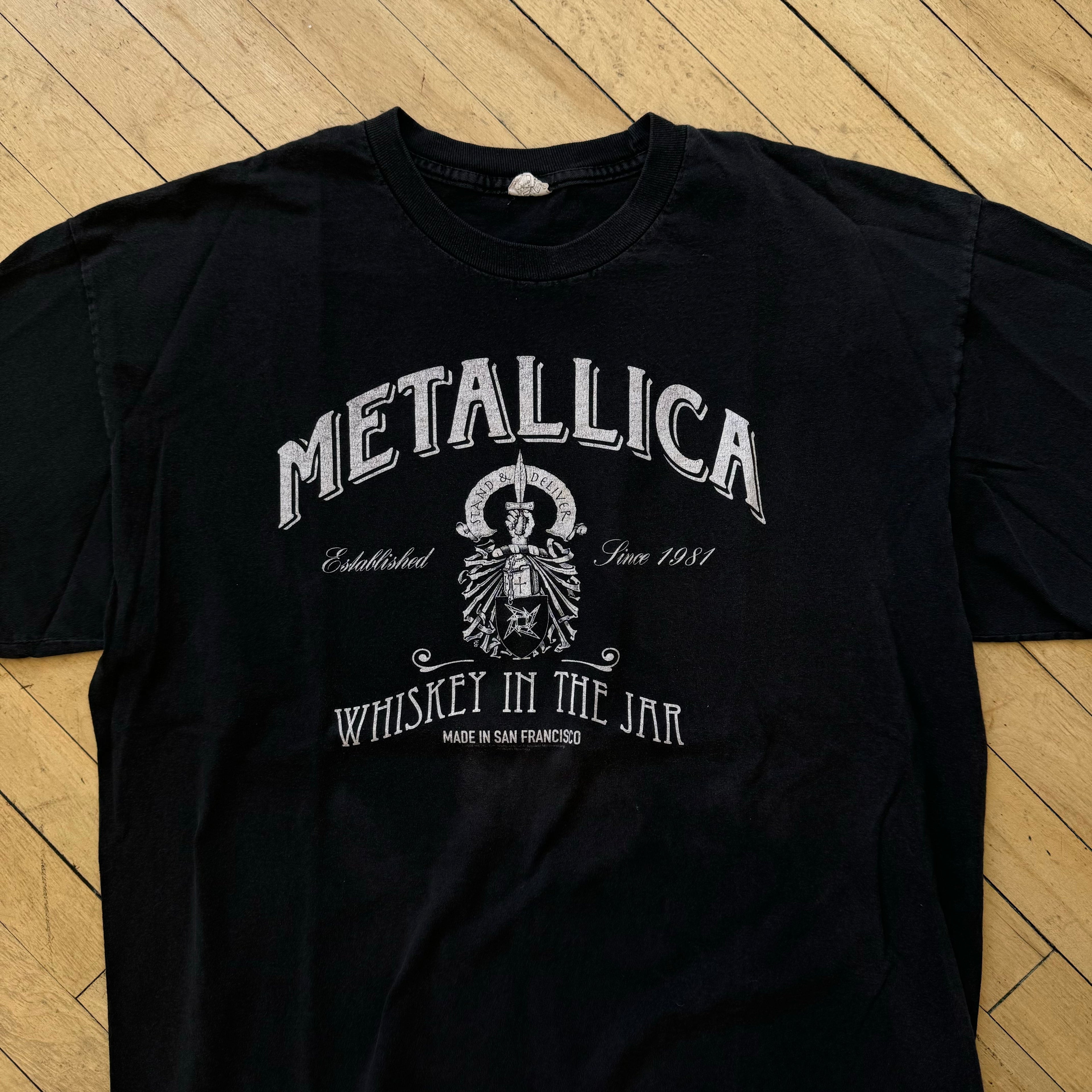 Y2K Metallica Whiskey In a Jar T-shirt Sz XL