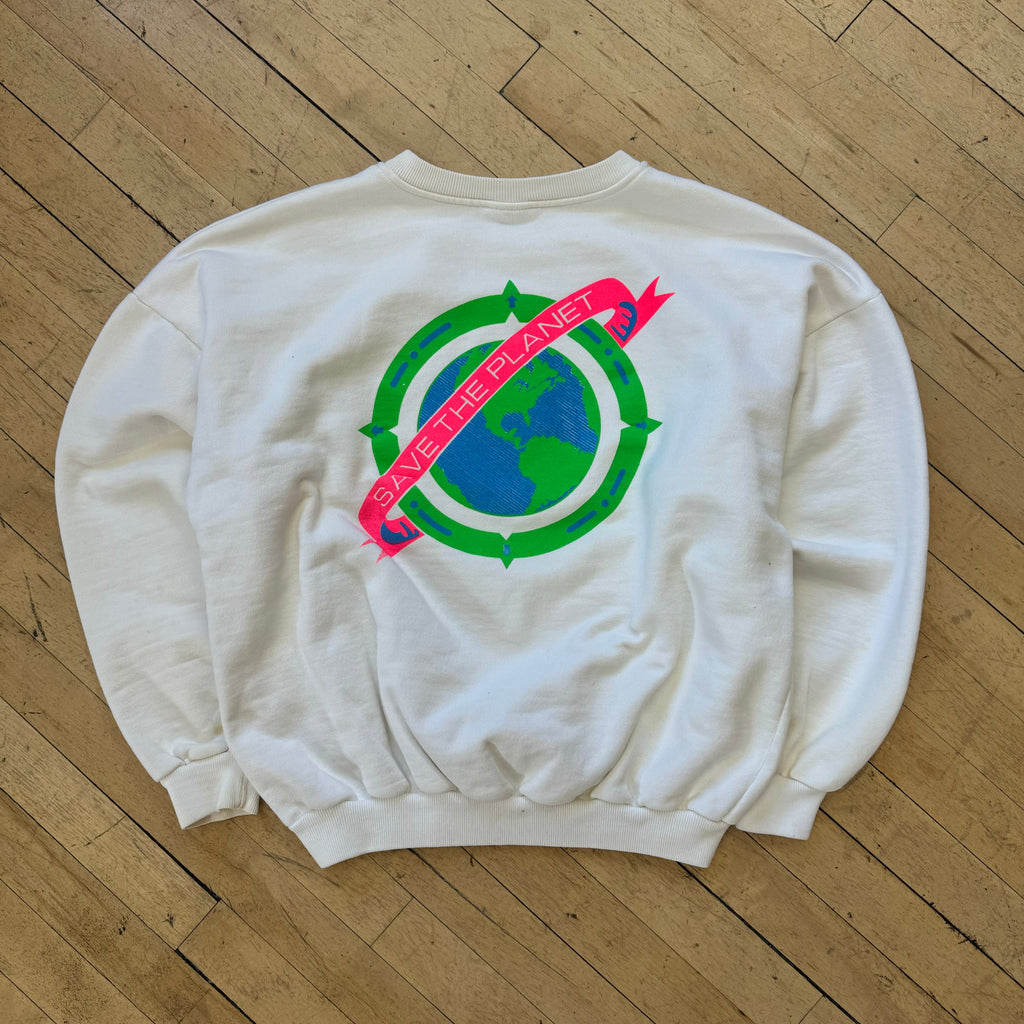 Vintage Hard Rock Cafe Save the Planet Crewneck Sz L