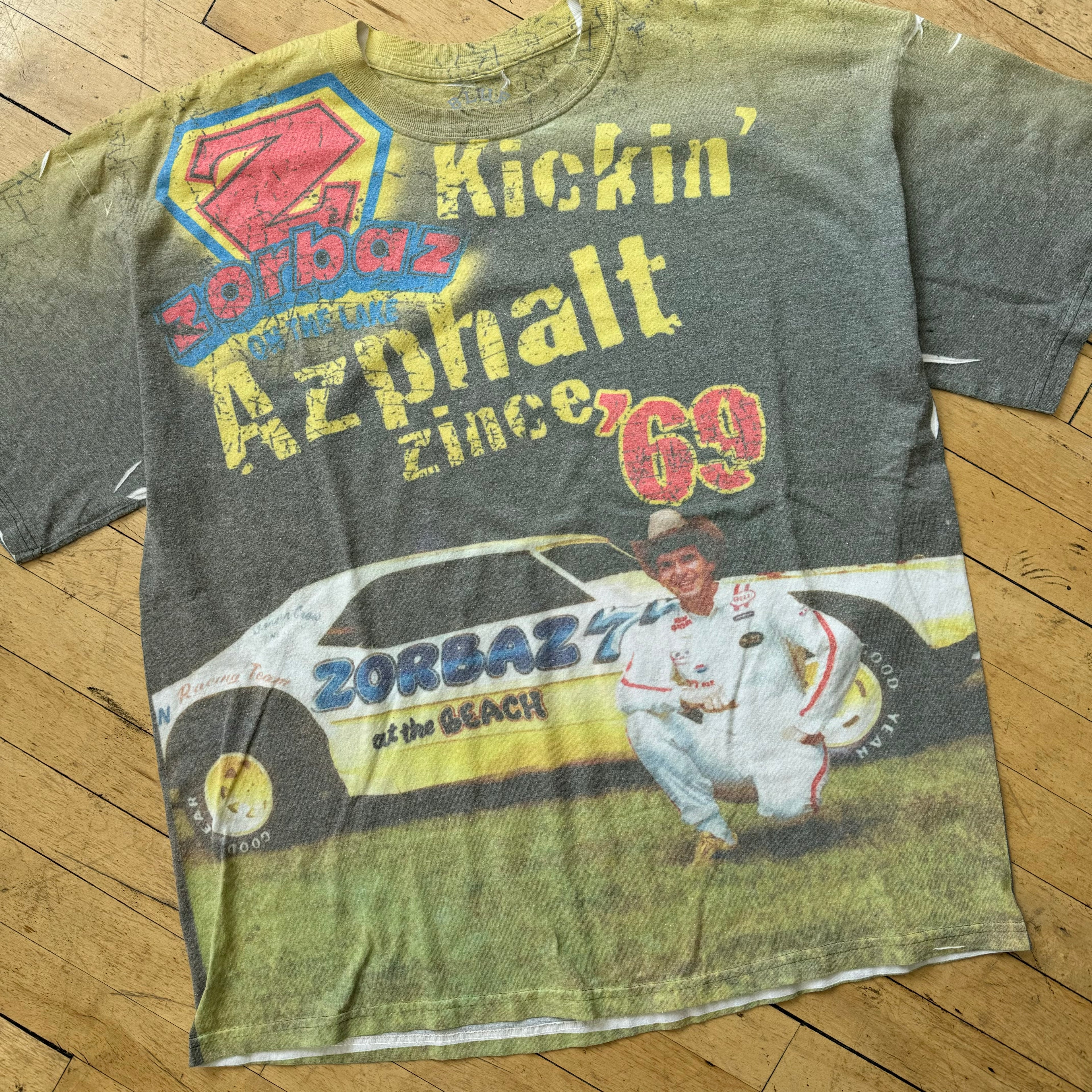 Zorbaz Kickin Azphalt AOP T-shirt Sz XL