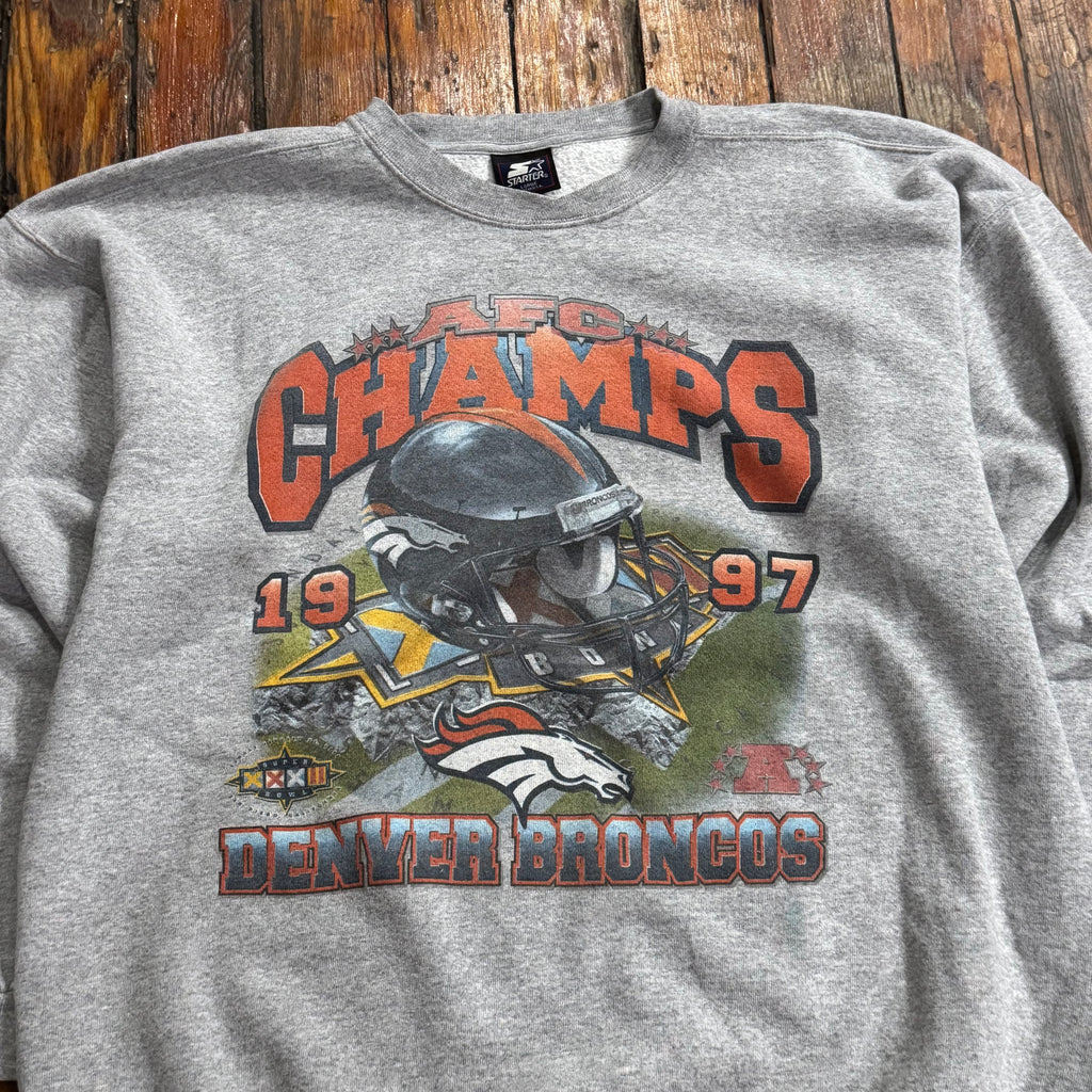 Vintage Denver Broncos Champs CrewNeck Sz XL