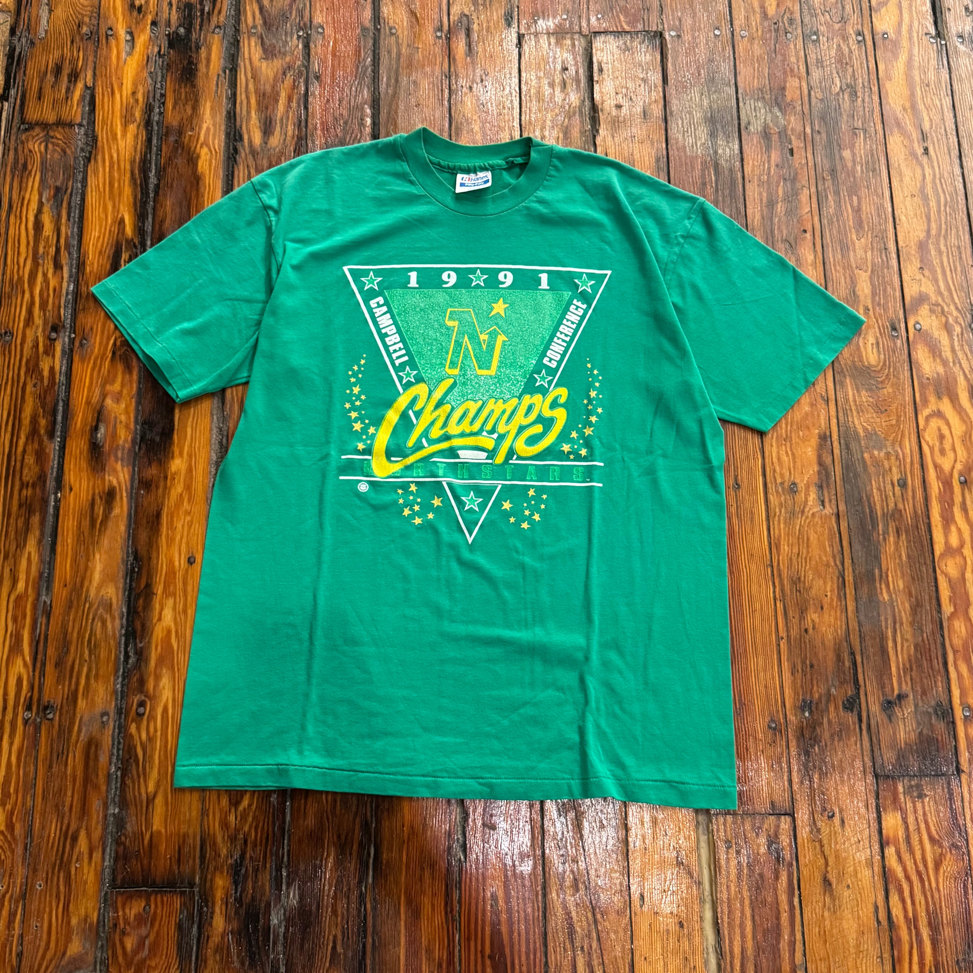 Vintage North Stars Champions T-shirt Sz XL