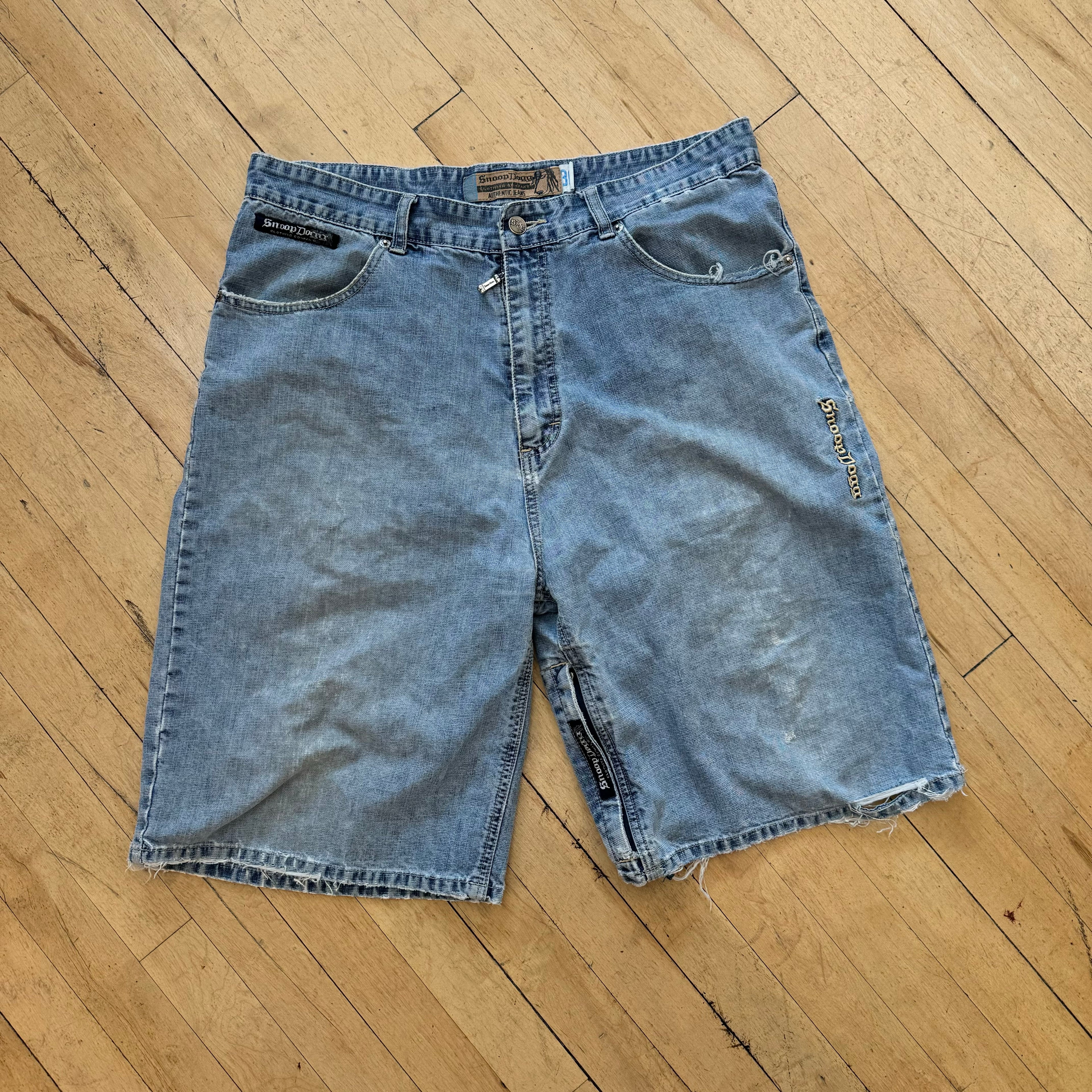 Vintage Y2K Snoop Dogg Jean Shorts Sz 36