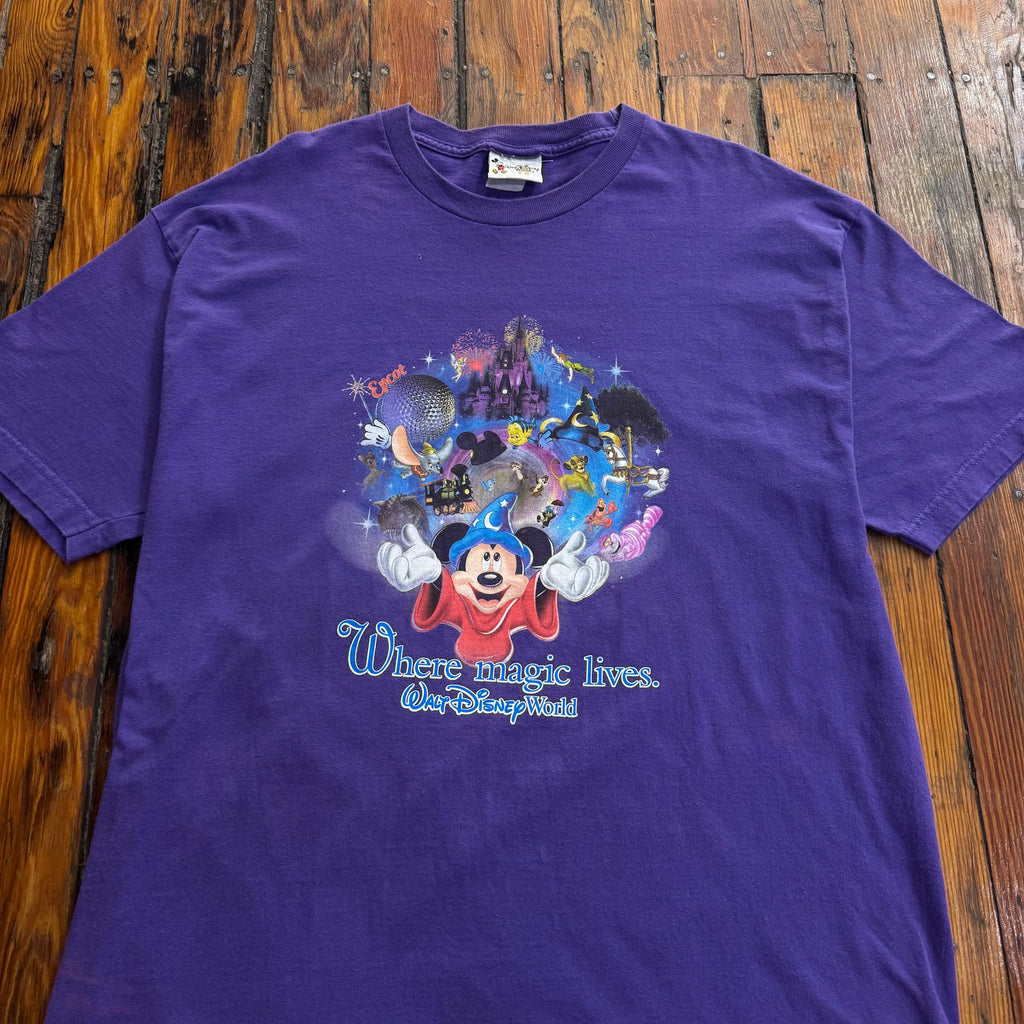 Vintage Disney World Where Magic Lives T-shirt Sz XL