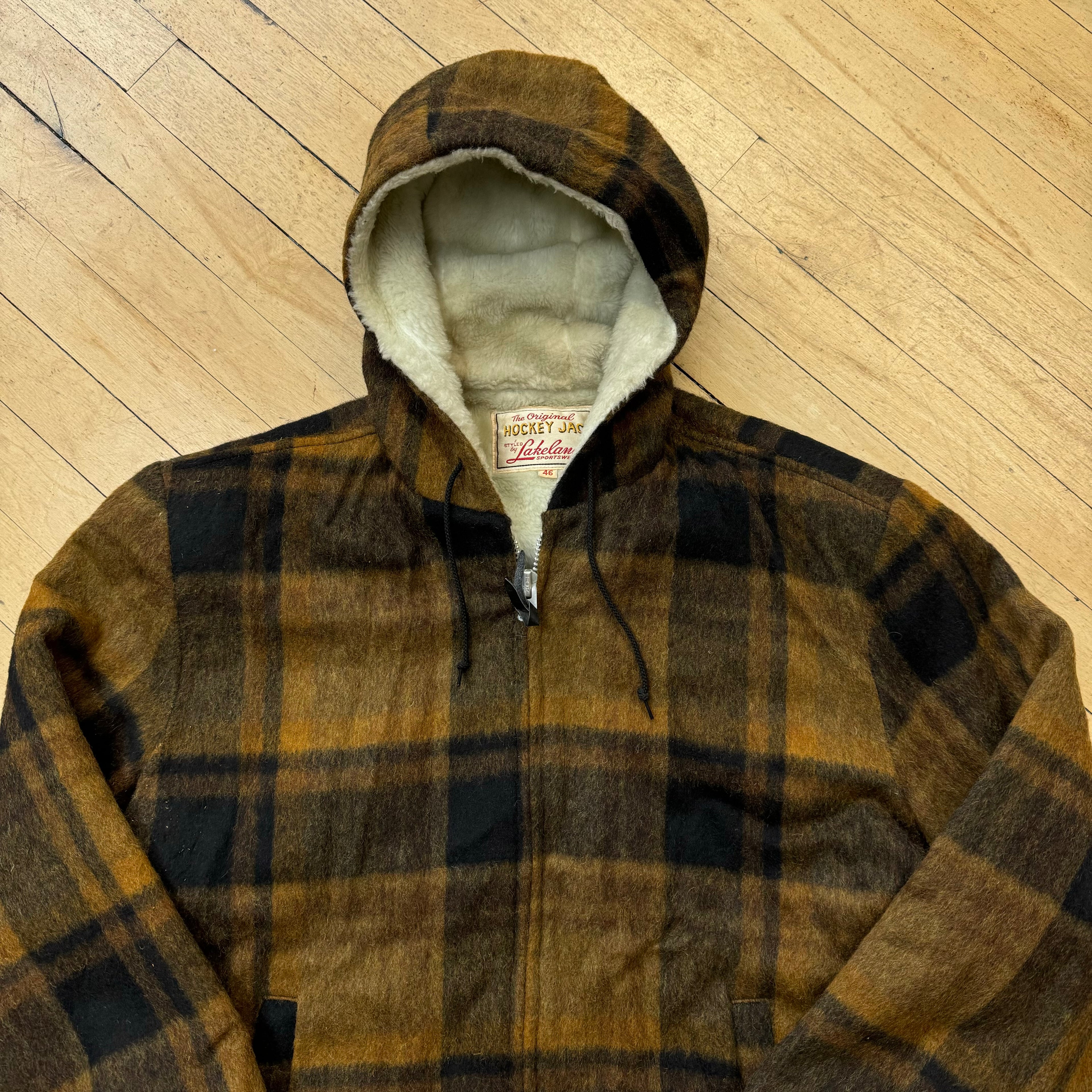 Vintage Hockey Jac By Landlake Sportswear Jacket Sz 46