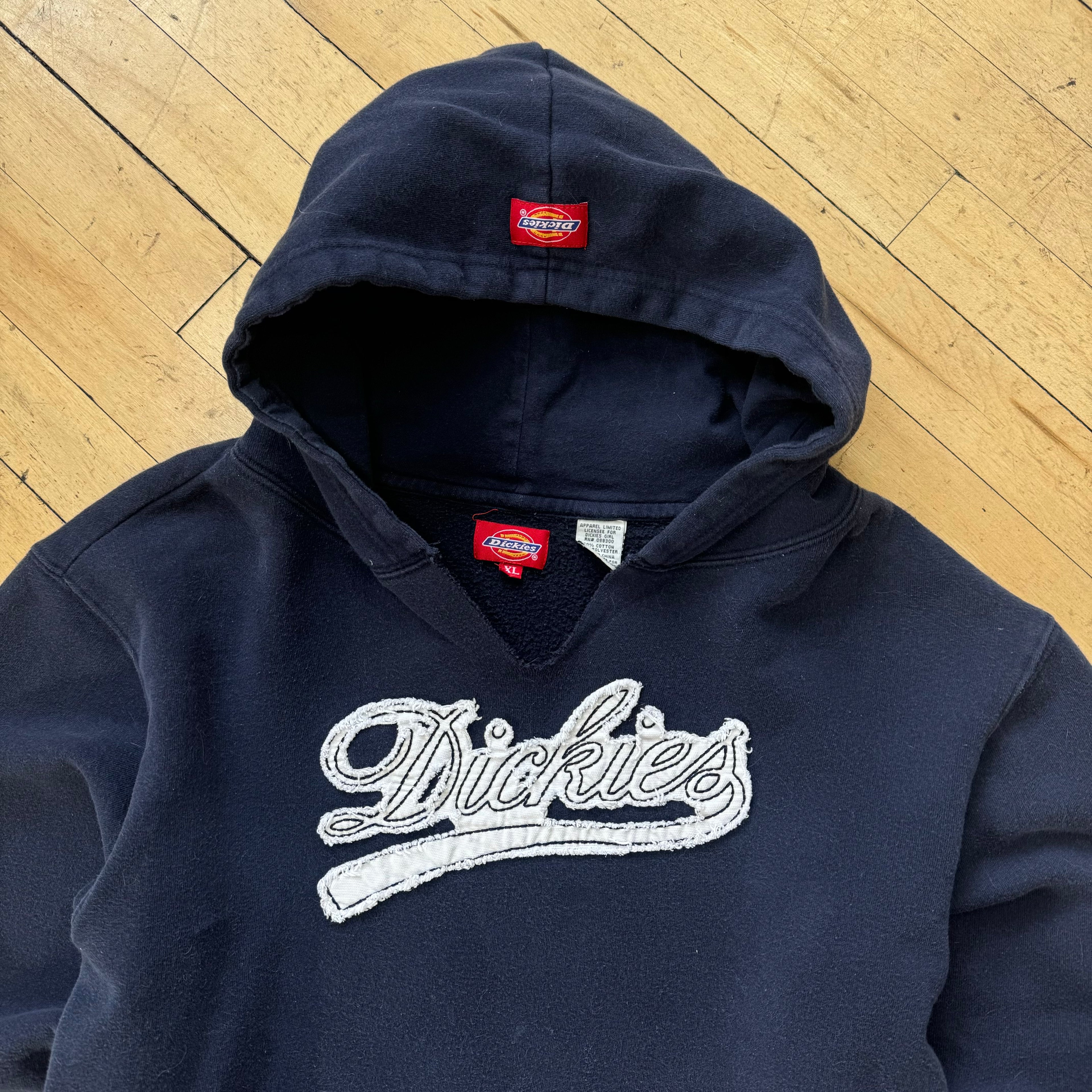Vintage Dickies SpellOut Hoodie Sz S