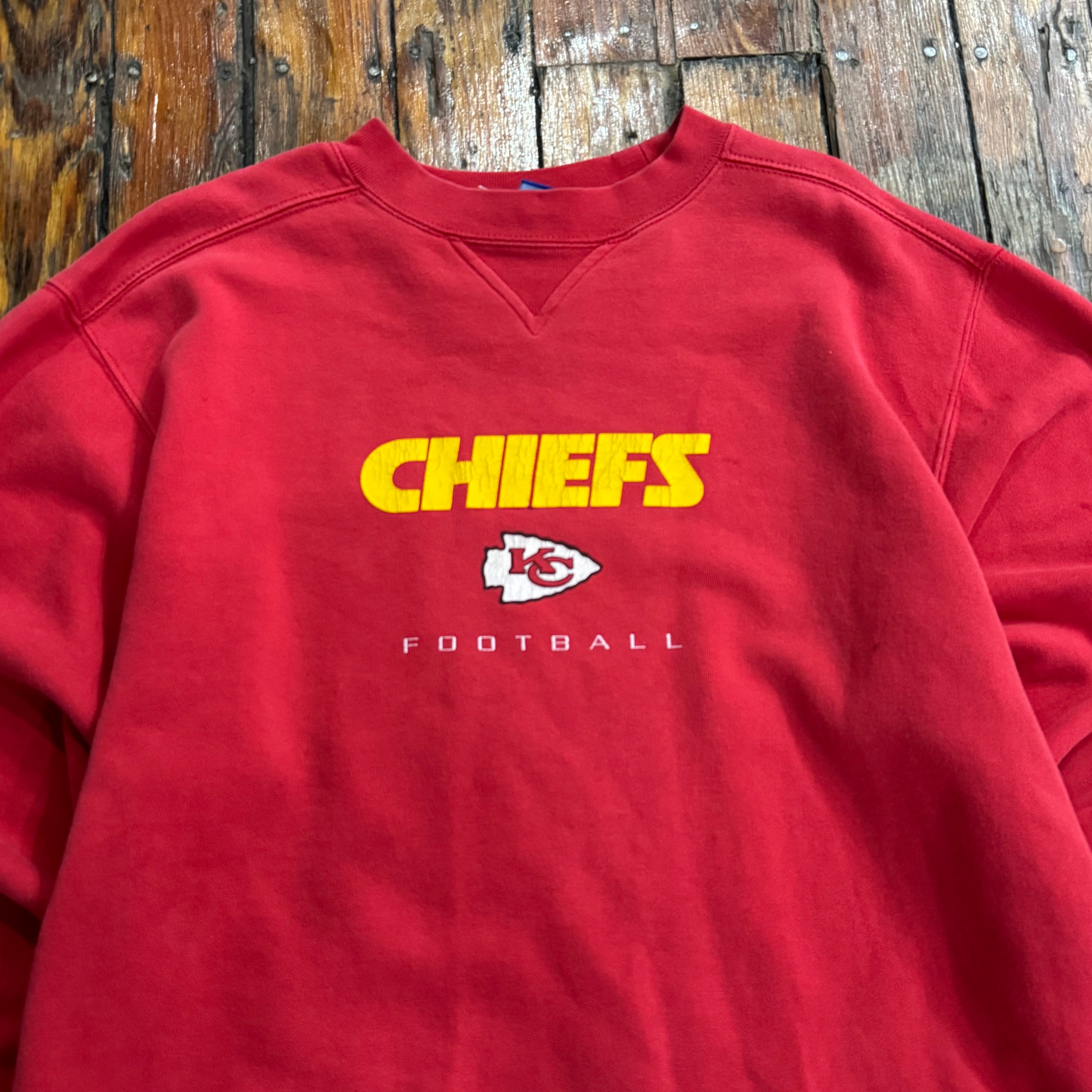 Vintage Reebok Kansas City Chiefs CrewNeck Sz M