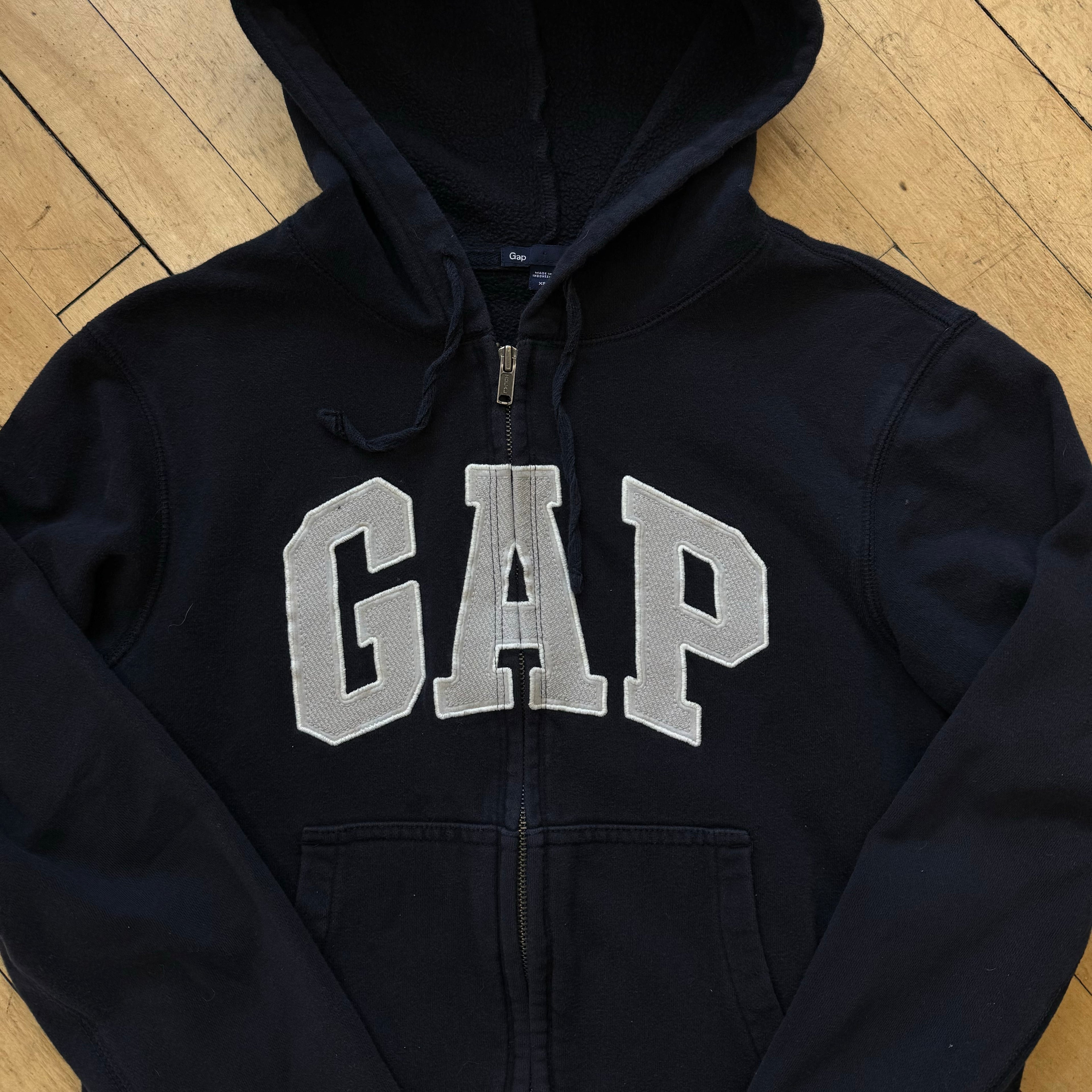 Vintage Gap SpellOut Zip-Up Jacket Sz XS