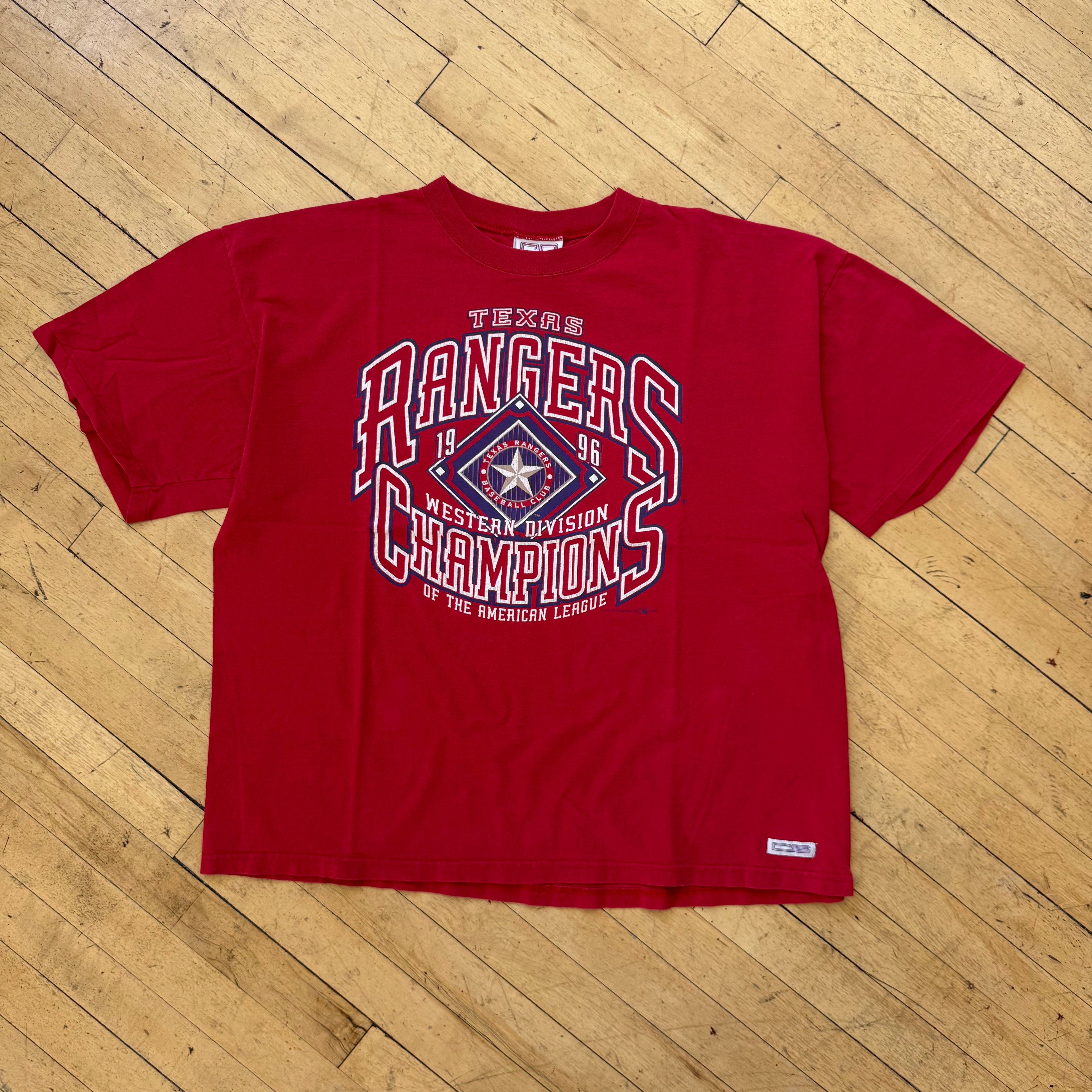 Vintage MLB Texas Rangers Champions T-shirt Sz XL