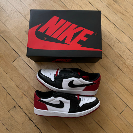 Jordan 1 Low Black Toe Sz 12 (DS)