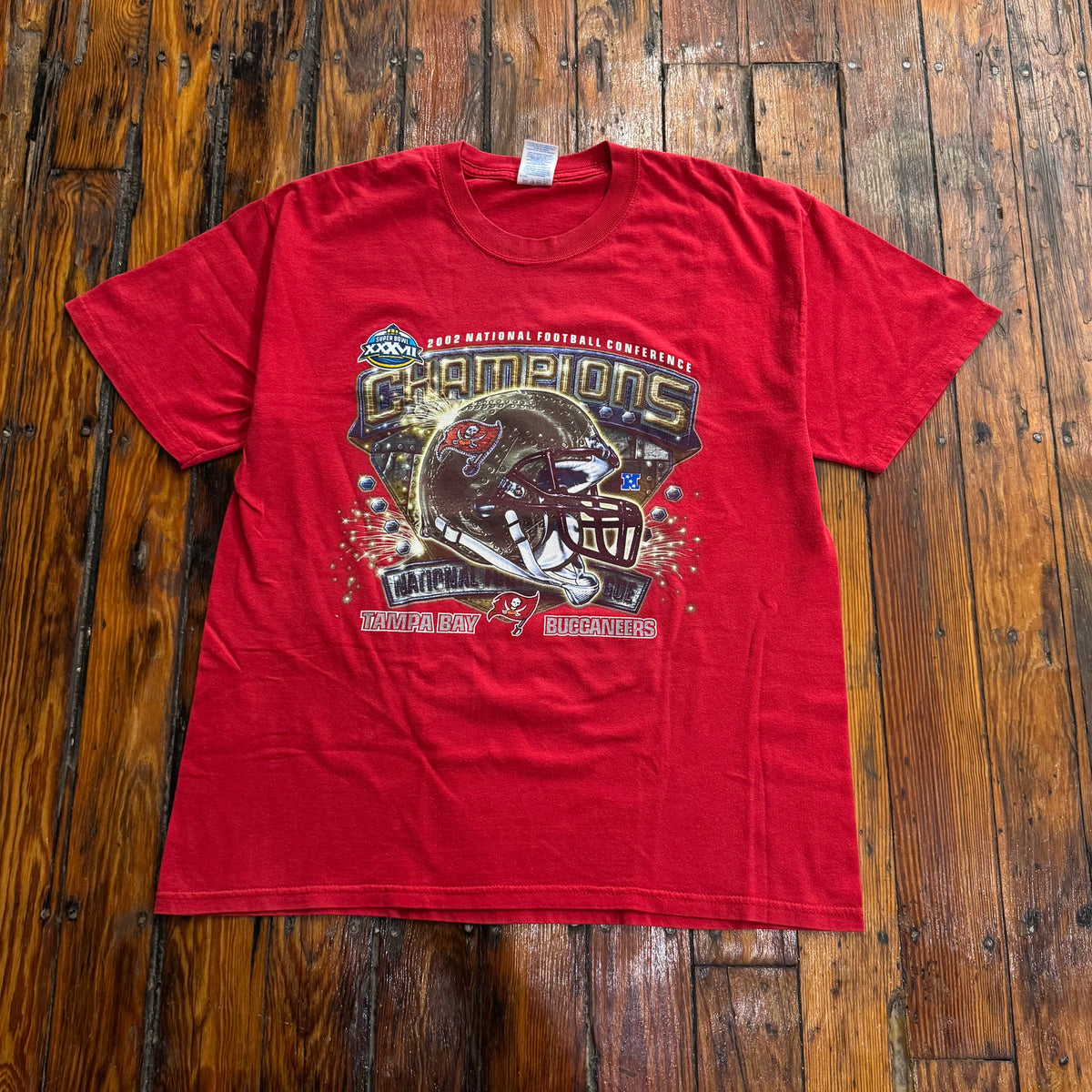 Vintage Super Bowl Champions Buccaneers T-shirt Sz L
