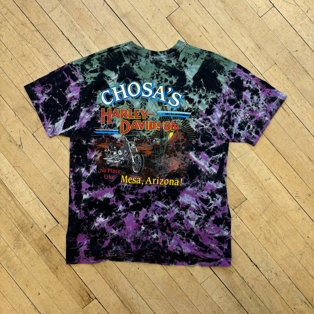 Vintage Harley Davidson Dragon TieDye T-shirt Sz L