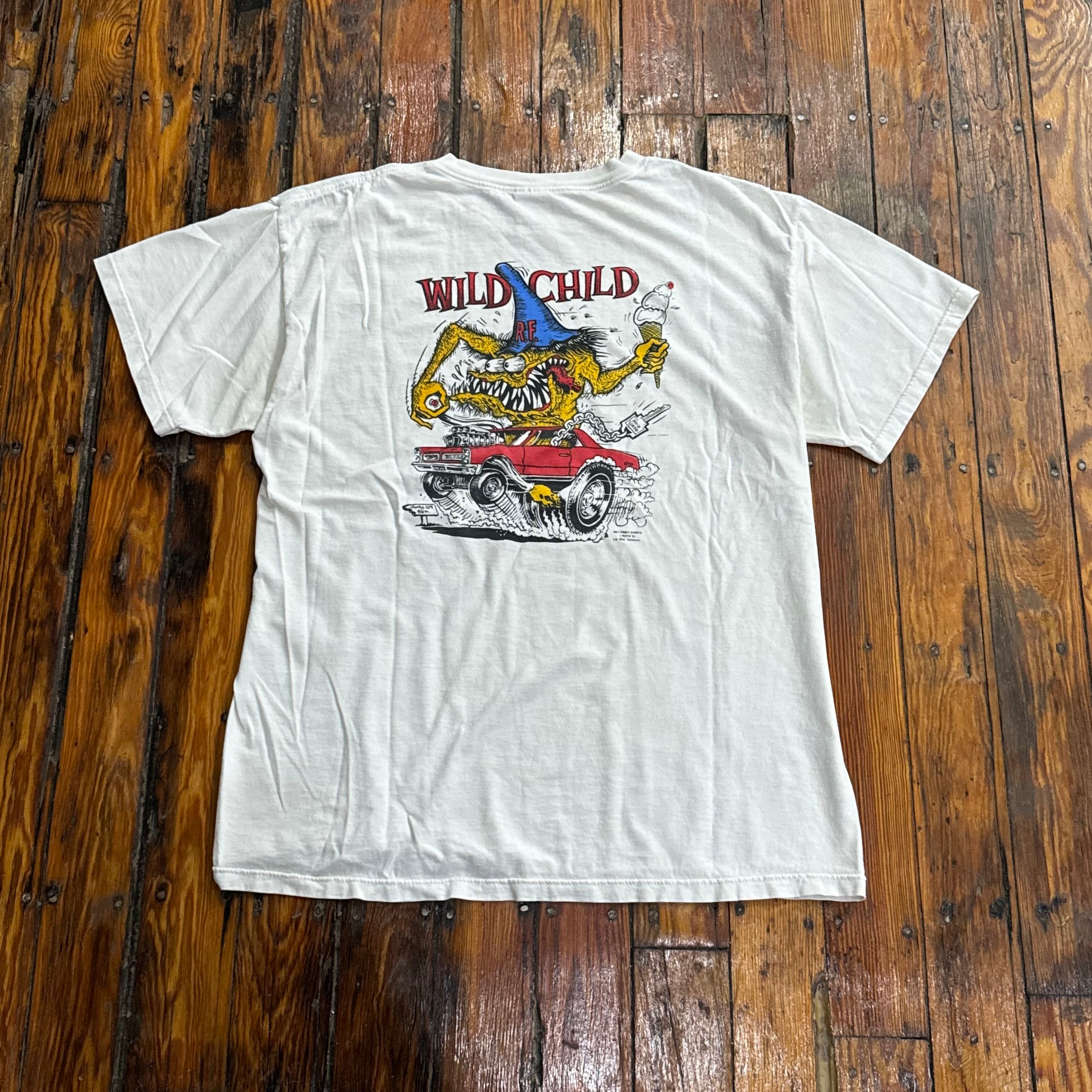 Vintage Rat Fink Wild Child T-shirt Sz XL