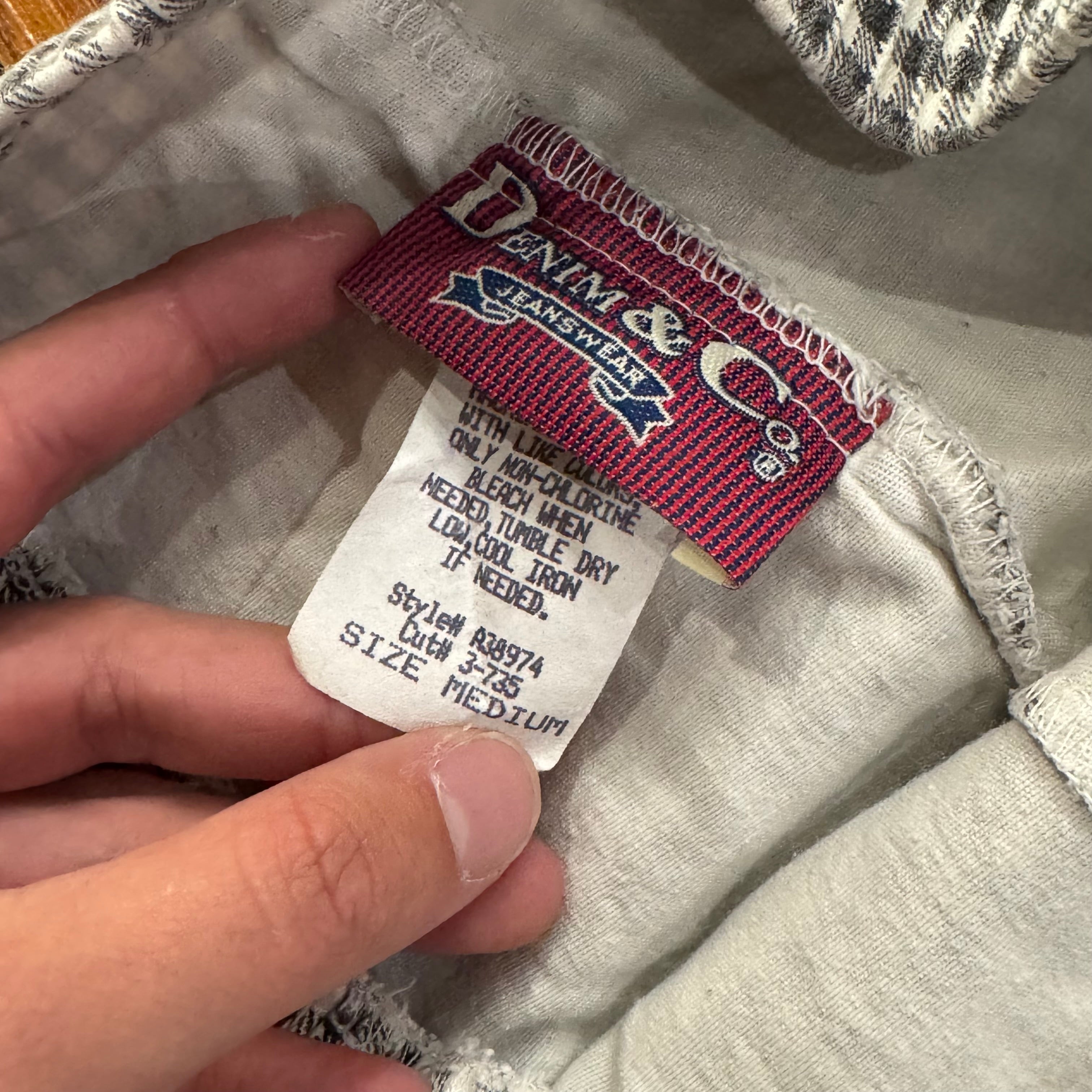 Vintage Denim & Co Plaid Pants Sz M