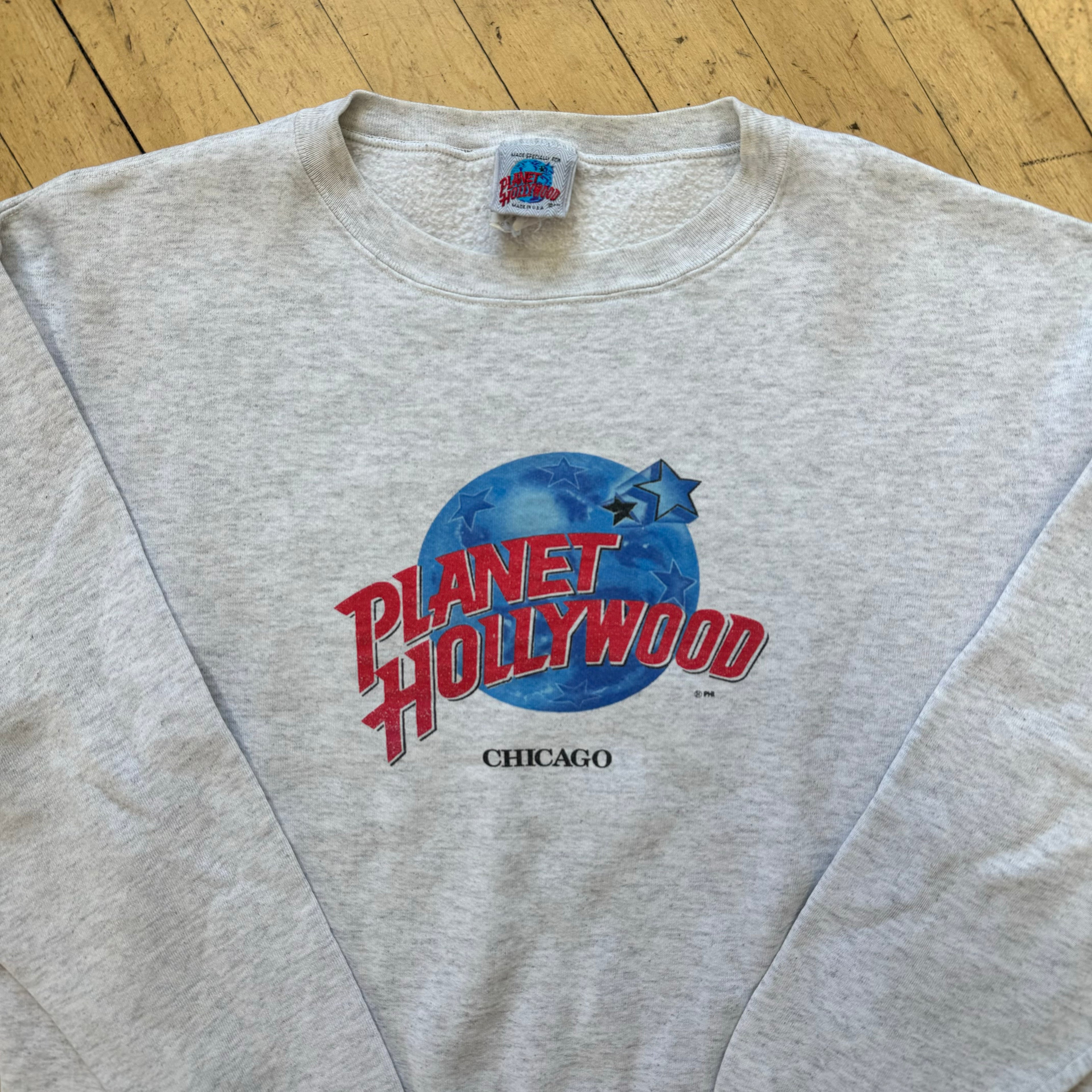 Vintage Planet Hollywood Chicago Crewneck Sz XL