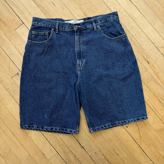 Vintage Arizona Loose Dark Wash Jean shorts Sz 38