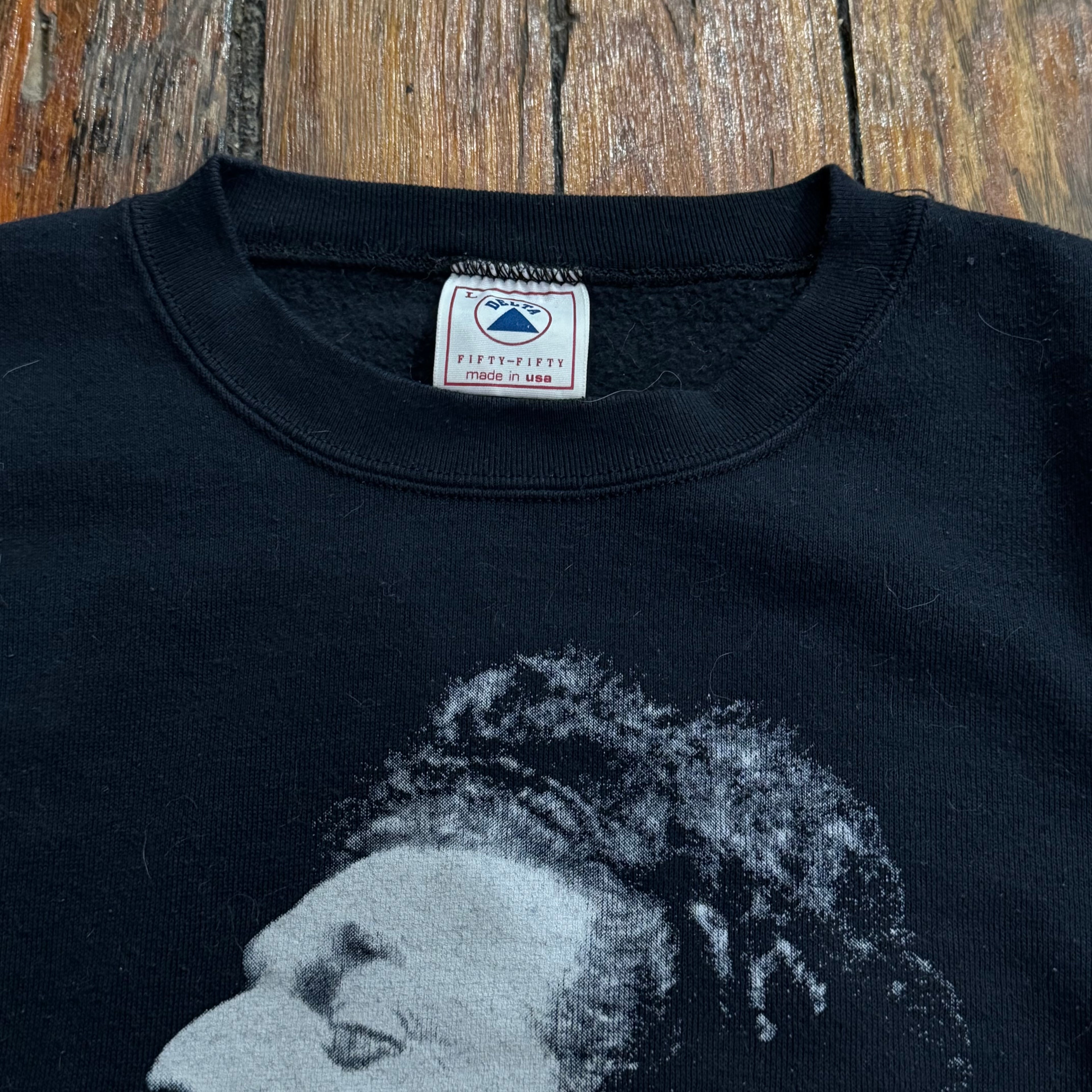 Vintage Big Face Kramer Seinfeld Crewneck Sz L