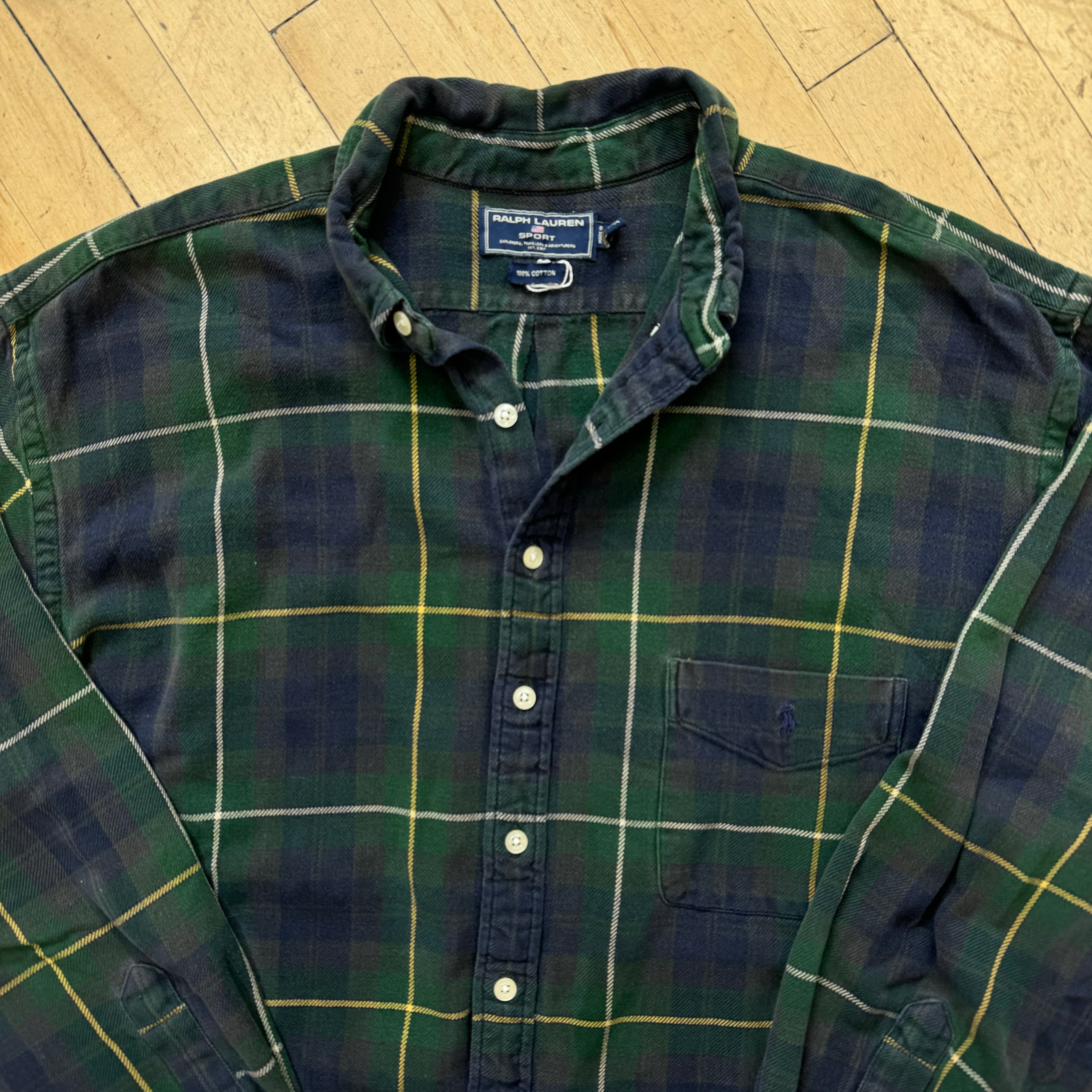Vintage Polo Sport RL Flannel Sz XXXL