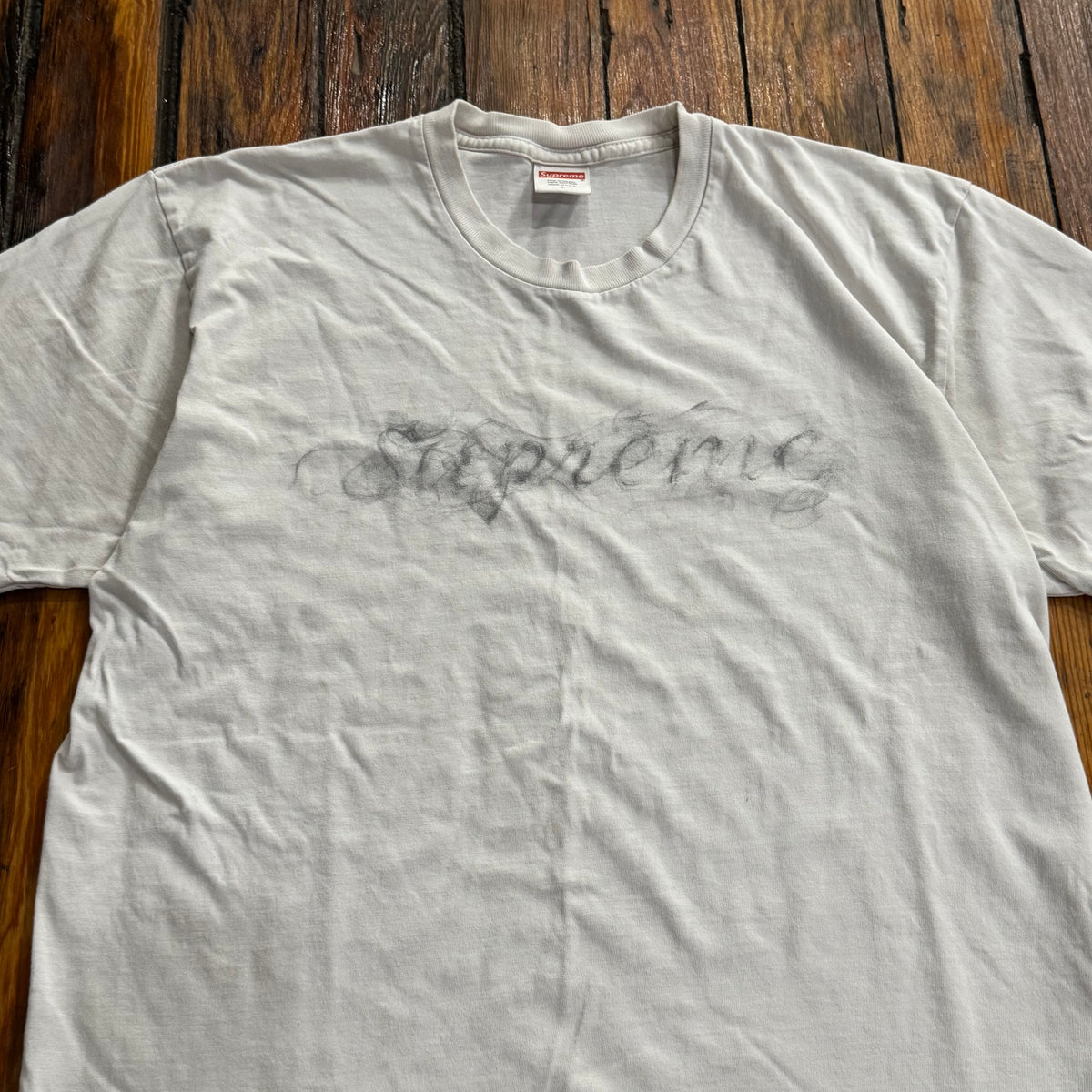 Superme SpellOut Smoke T-shirt Sz L