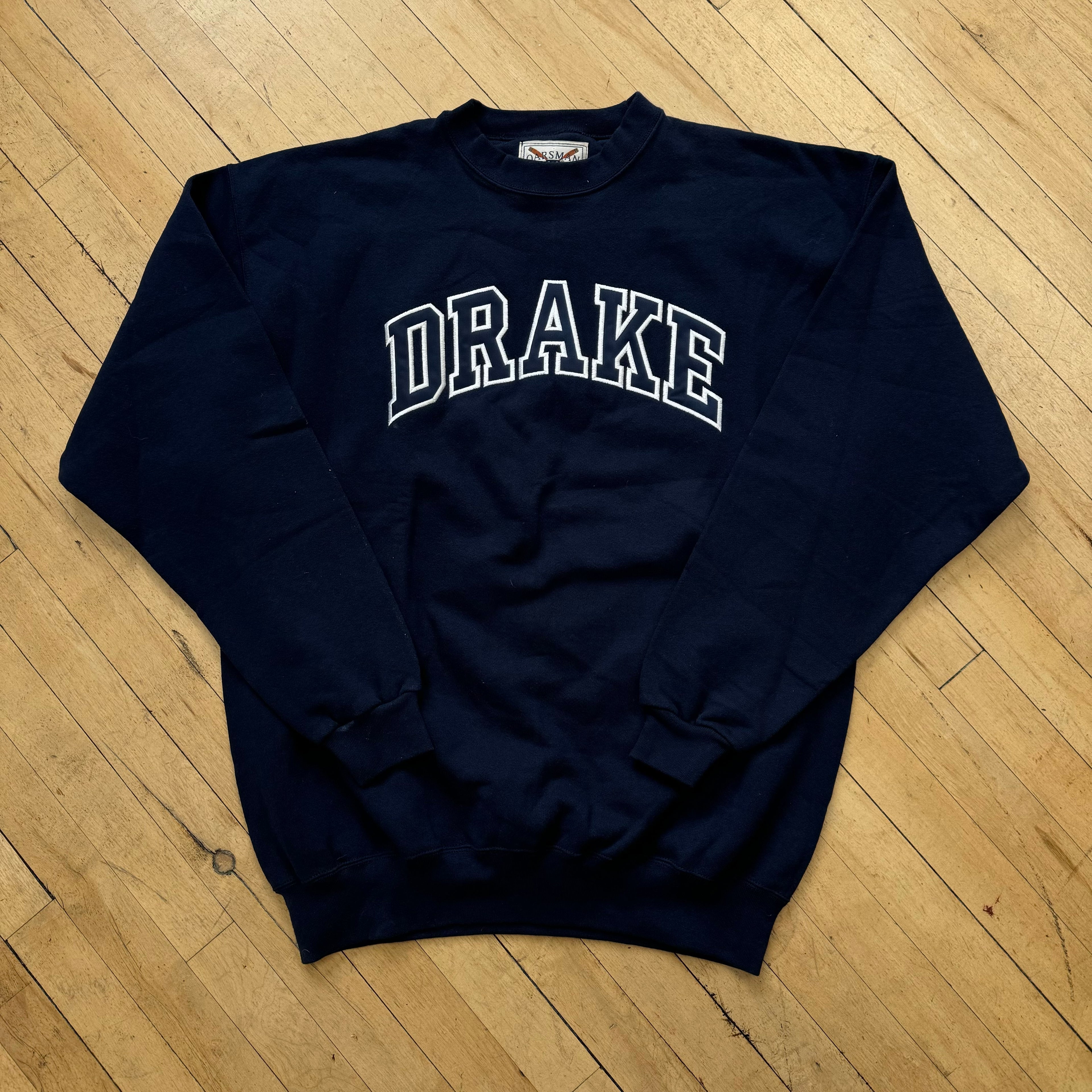 Vintage Drake University SpellOut CrewNeck Sz XL