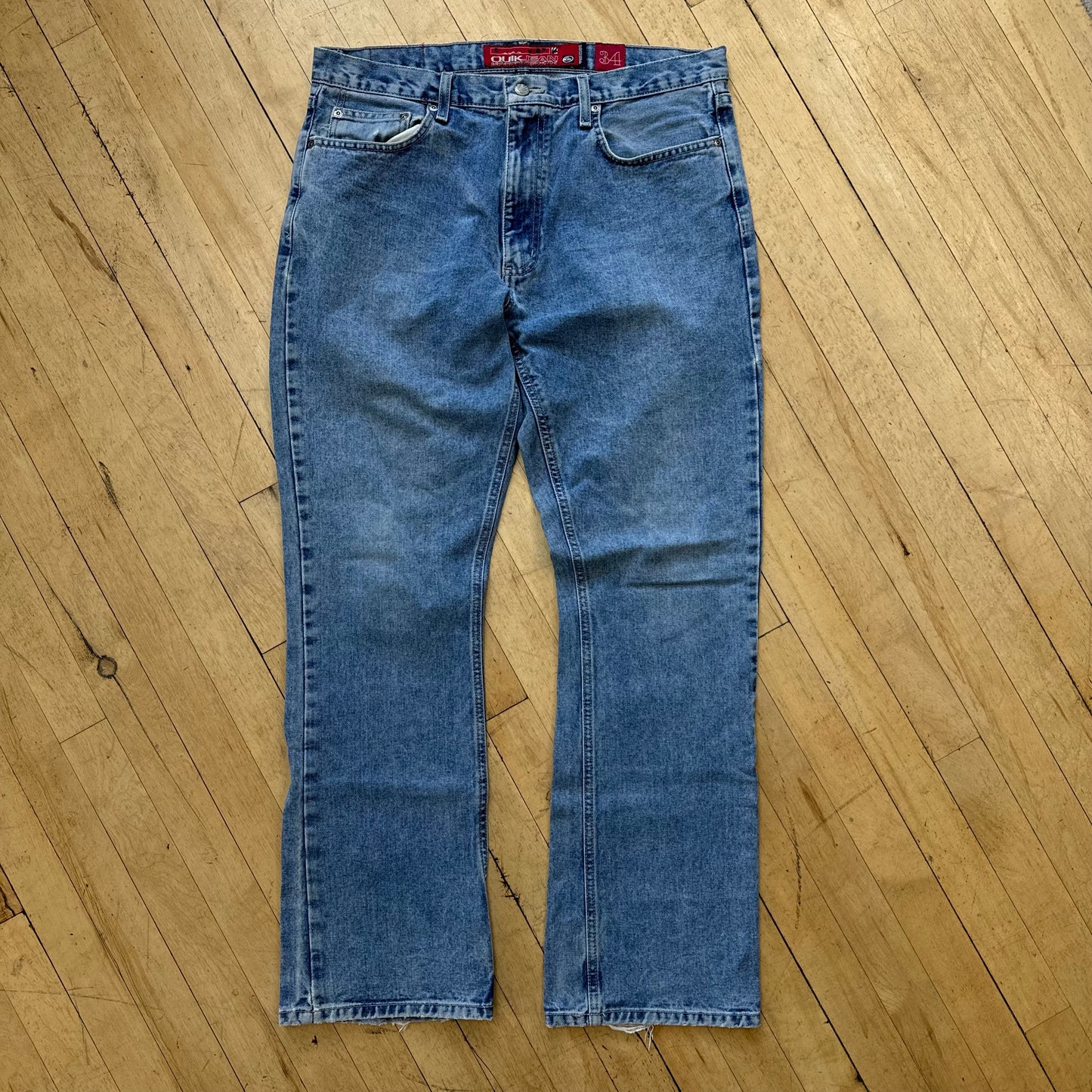 Vintage Y2K Quiksilver Denim Jeans Sz 34