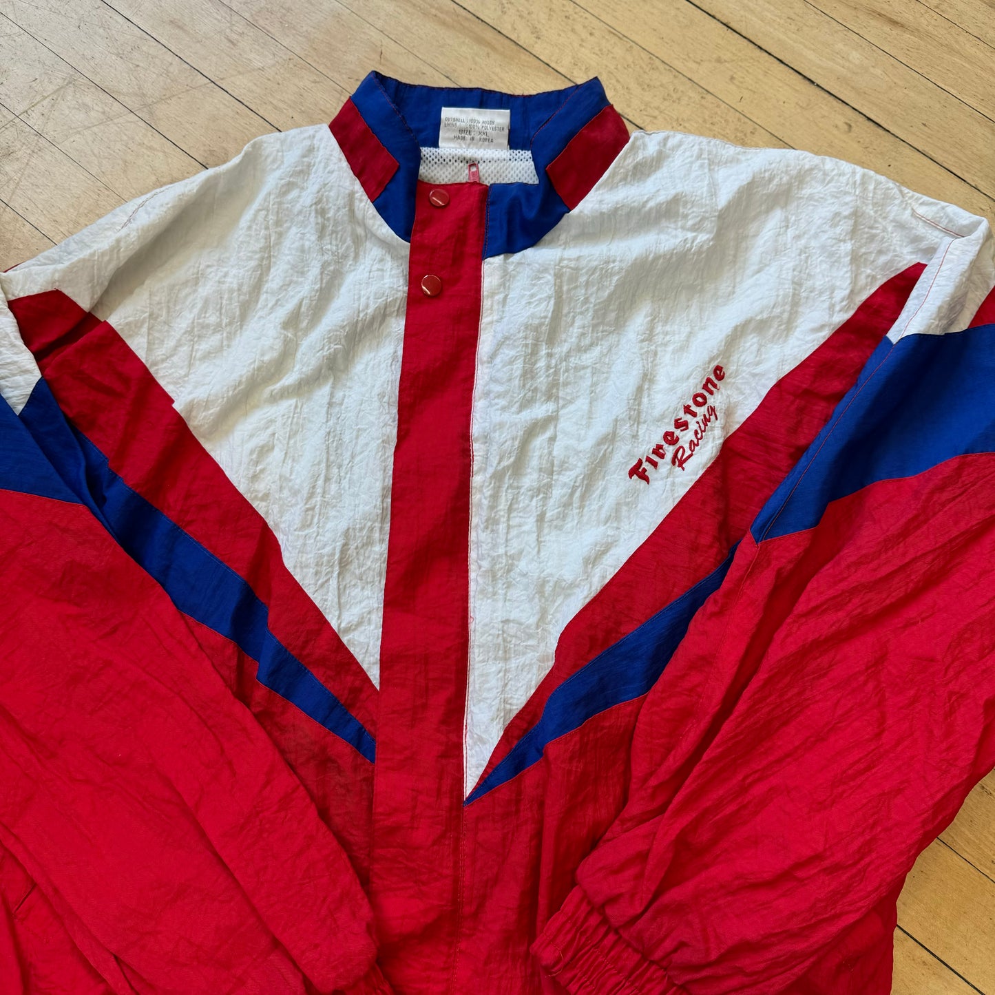 Vintage Firestone Racing Zip-Up Jacket Sz L