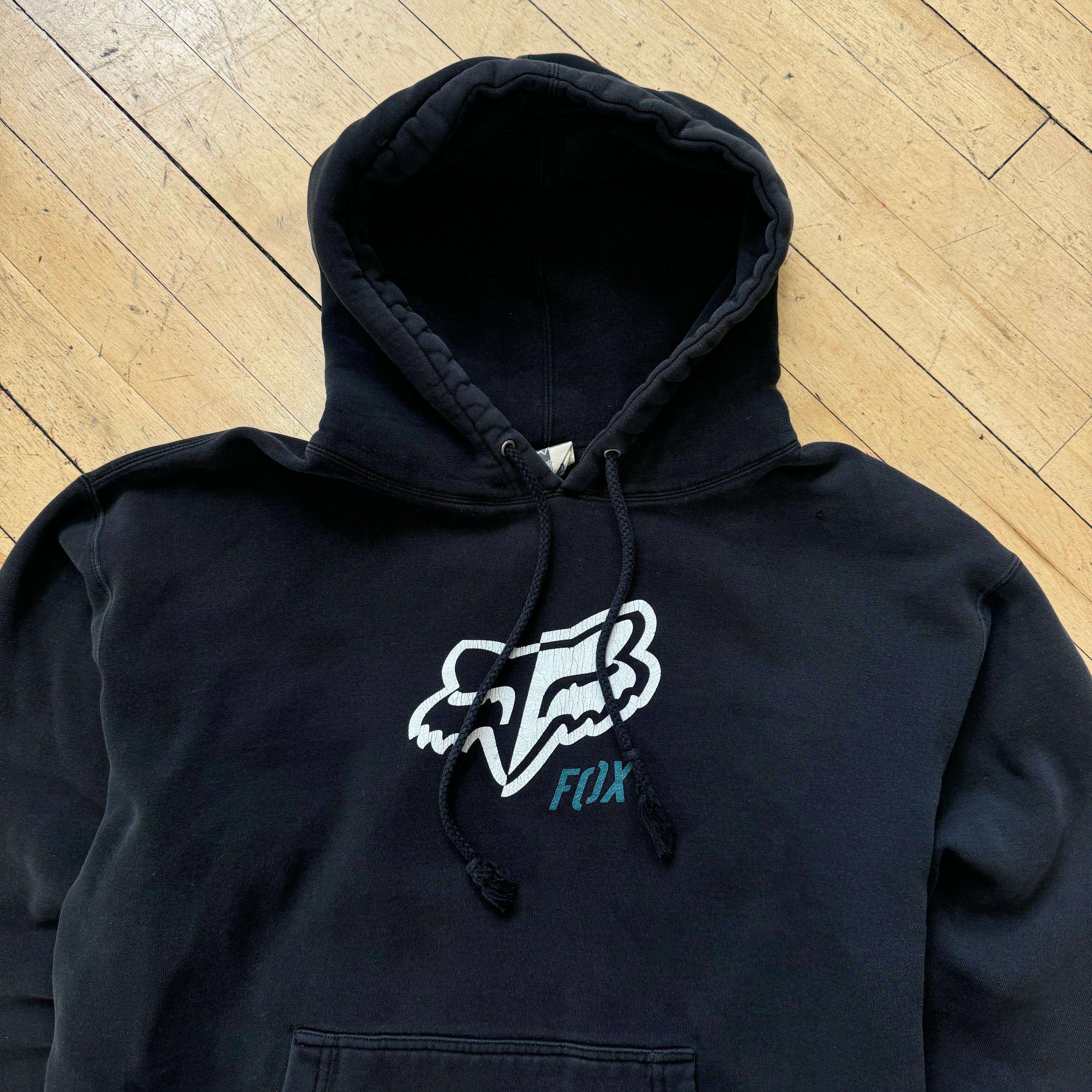 Y2K Fox Racing Hoodie Sz M