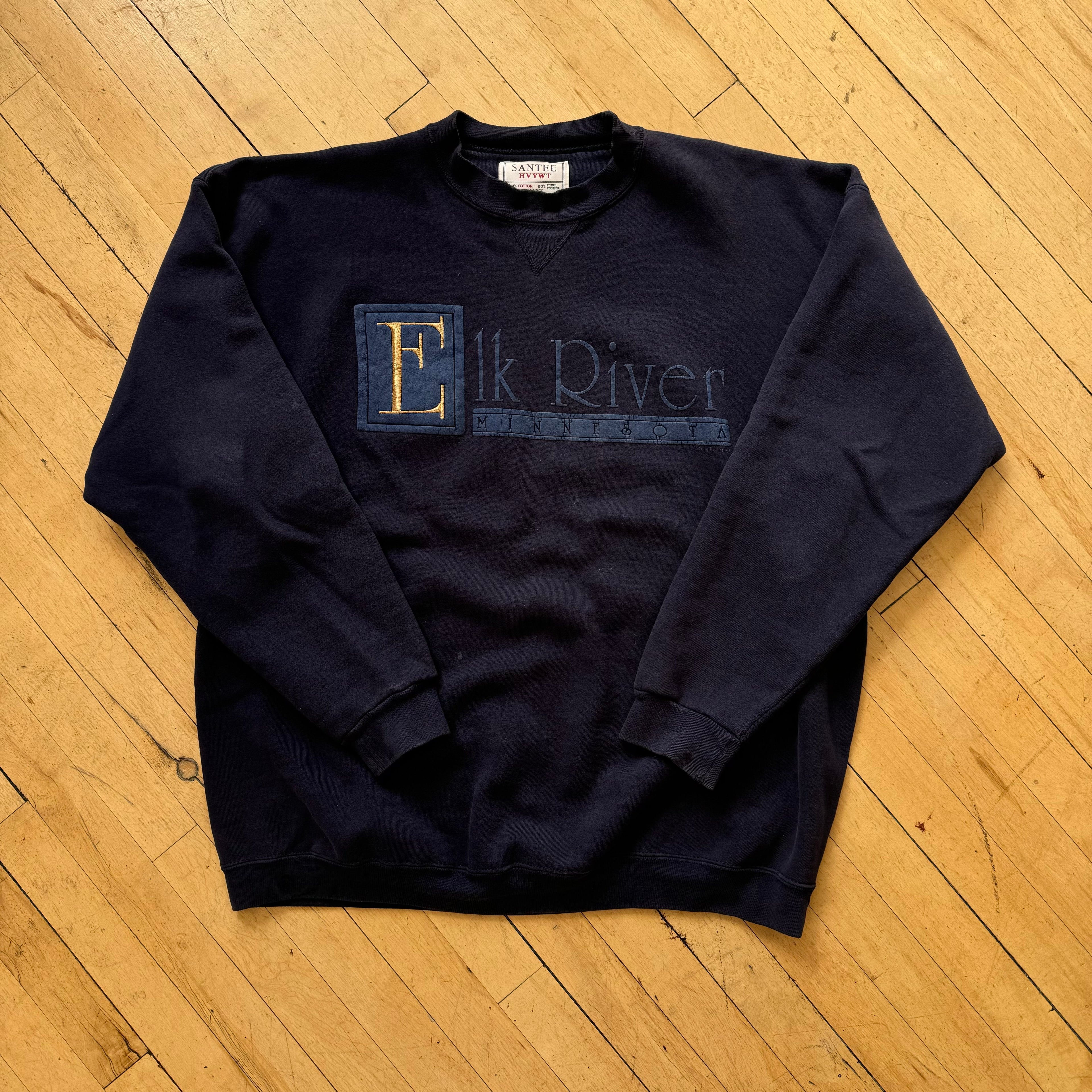 Vintage Elk River Minnesota Crewneck Sz XXL