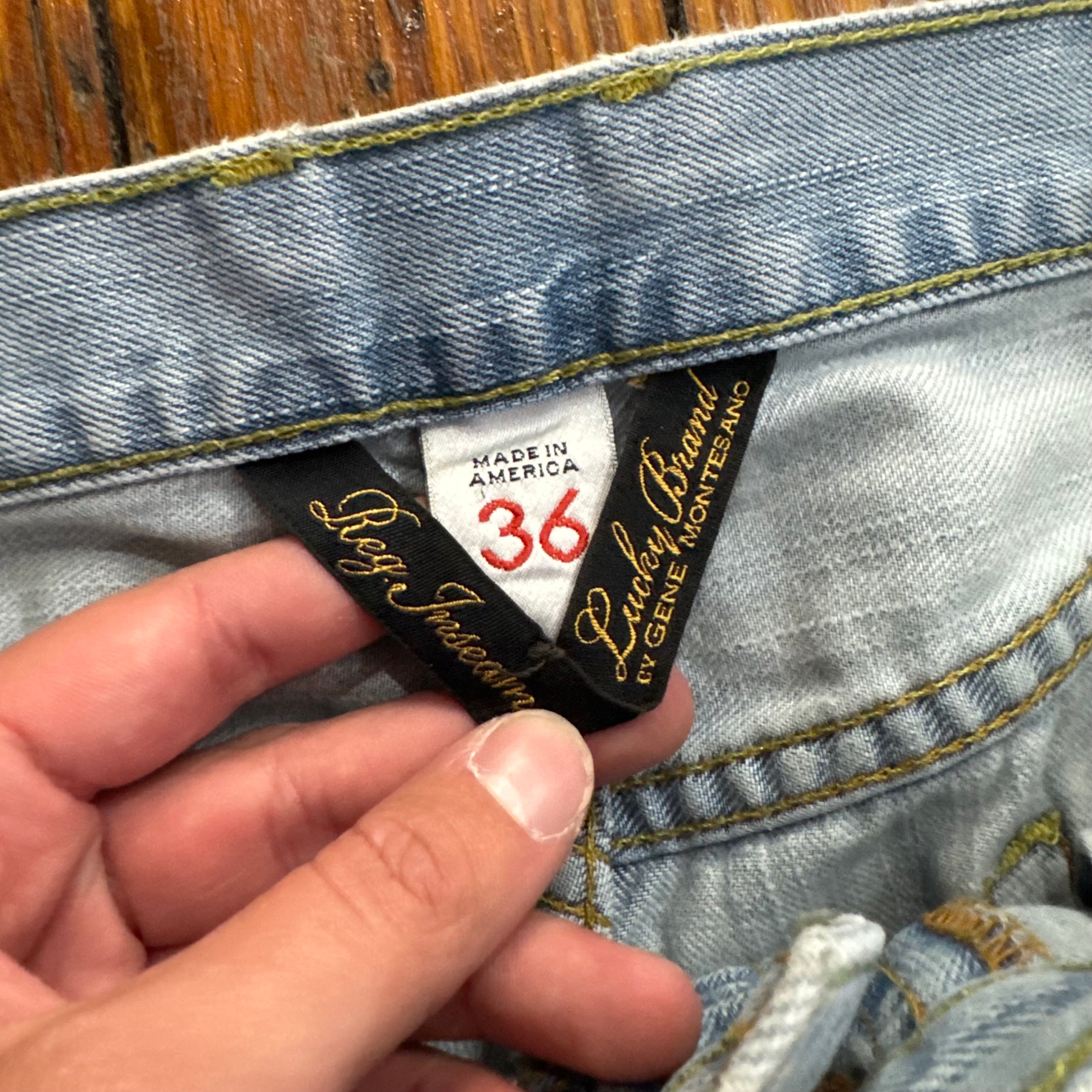 Vintage Lucky Brand Denim Jeans Sz 36