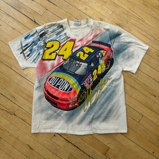 Vintage Jeff Gordon AOP Nascar T-shirt Sz XL