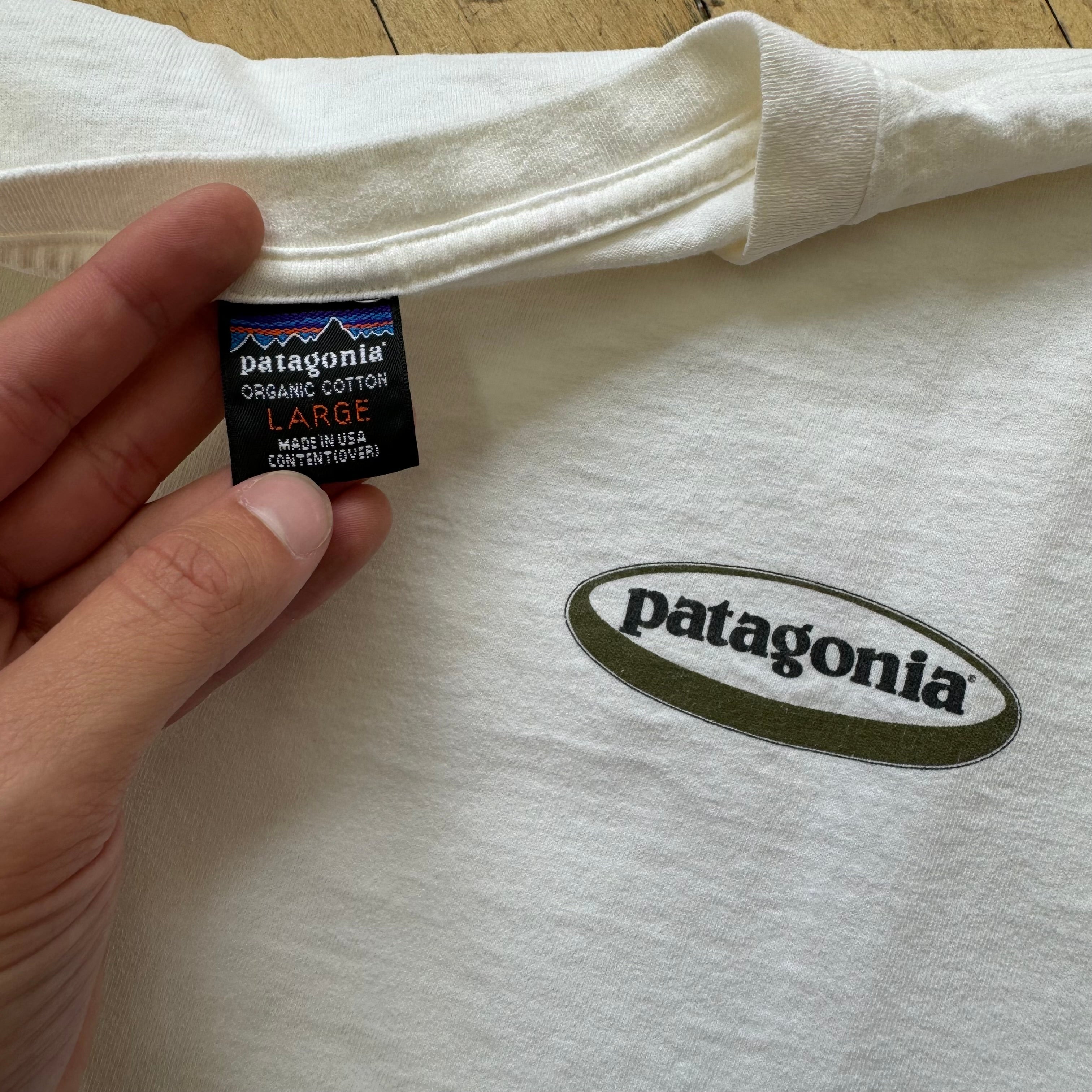 Vintage Patagonia Oval T-shirt Sz L