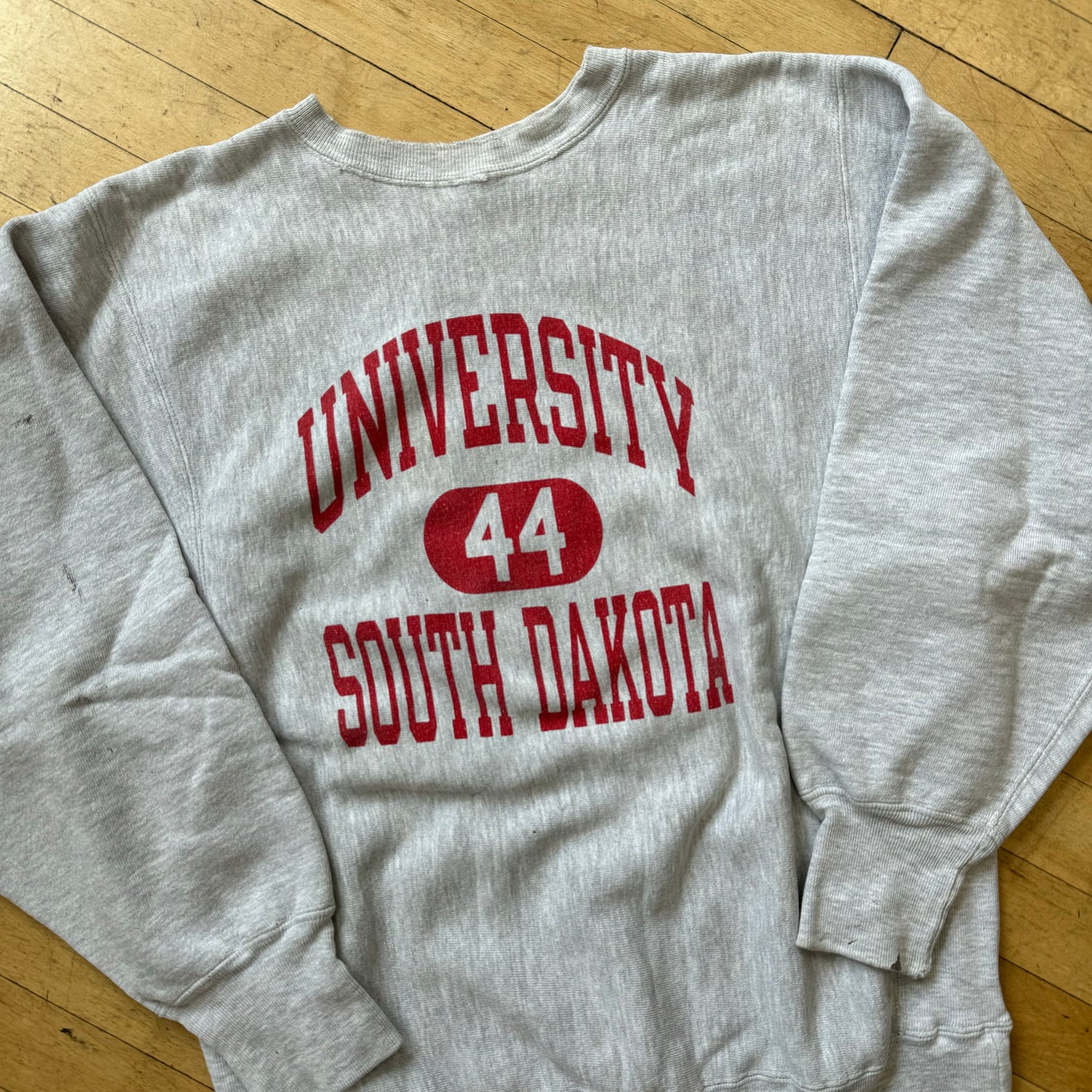 Vintage Champion Reverse Weave South Dakota Crewneck Sz L