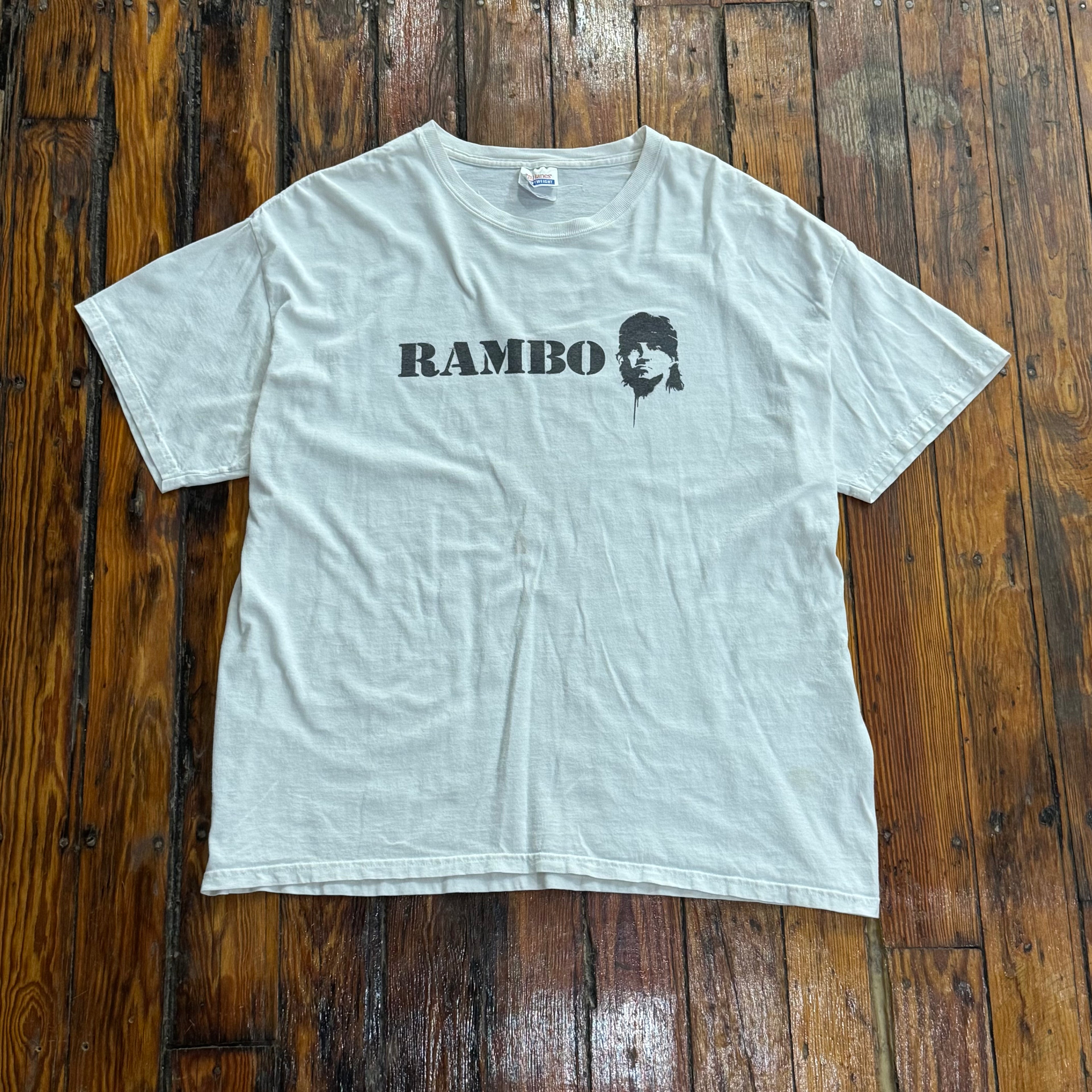 Vintage Rambo Movie Promo T-shirt Sz XL