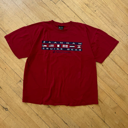 Vintage Zaandam Cruise Gear T-shirt Sz L