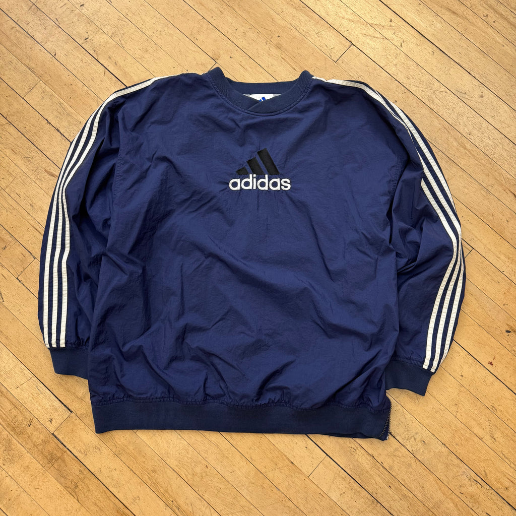 Vintage Adidas Windbreaker Pull-Over Jacket Sz XL