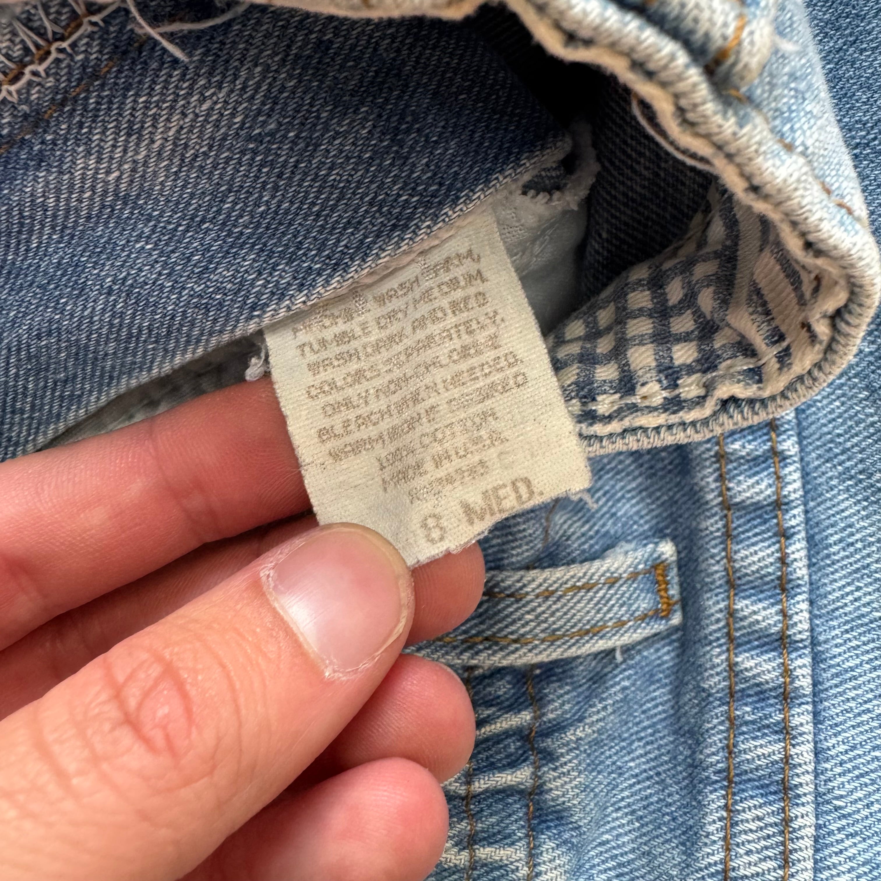Vintage Women’s Lee Denim Jean Shorts Sz 8