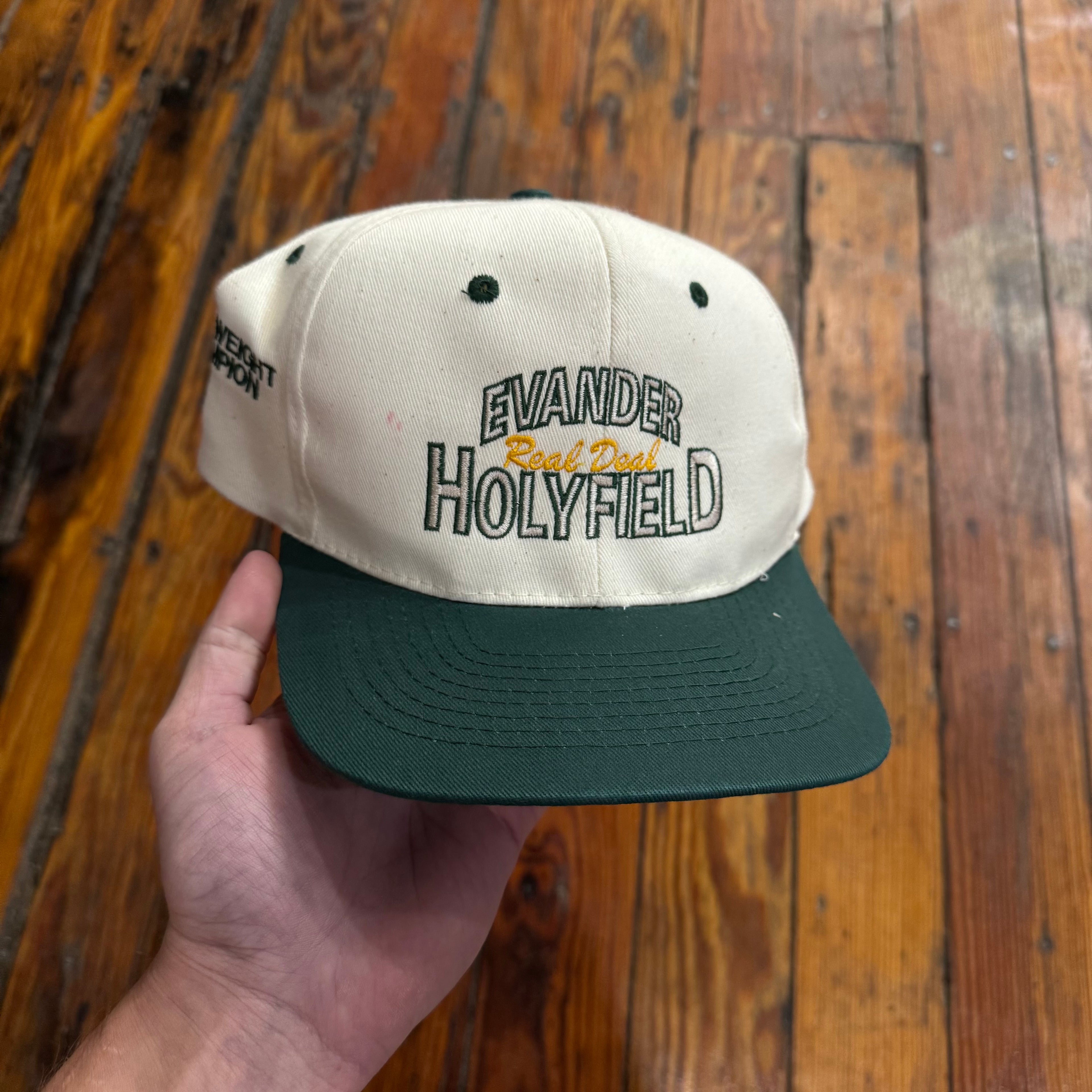 Vintage Evander Holyfield Snapback Hat